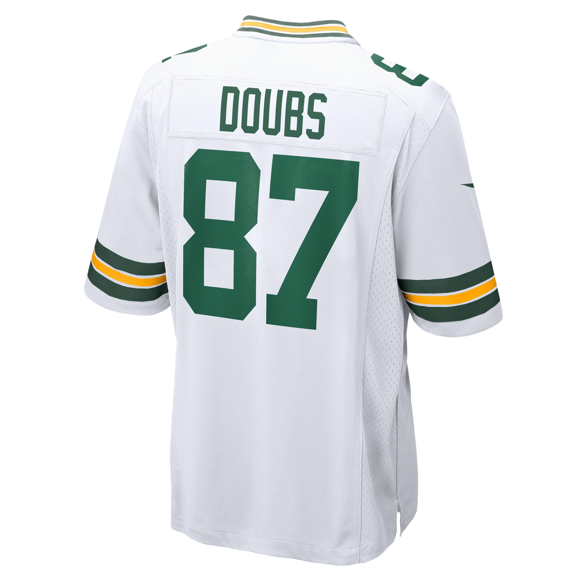 Green Bay Packers Romeo Doubs White Game Player NFL Jersey Men's