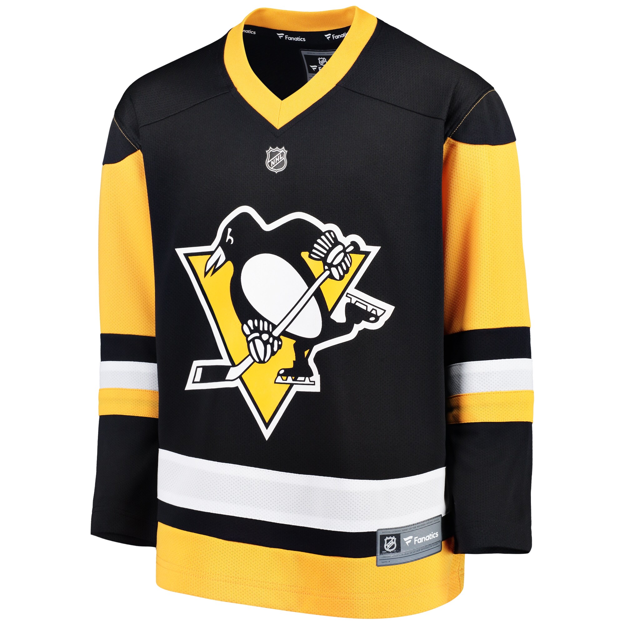 Pittsburgh Penguins Black Home Blank NHL Jersey Youth
