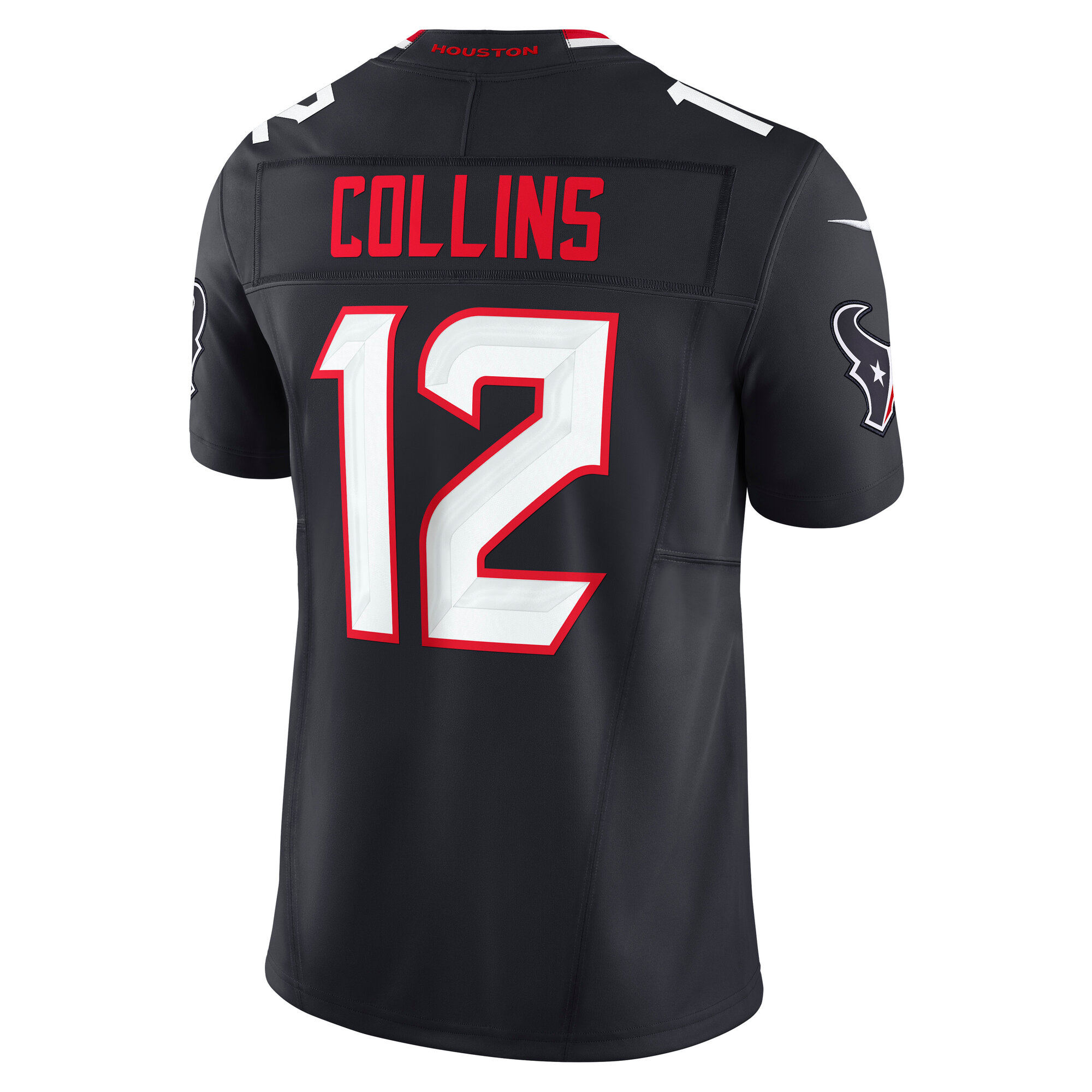 Houston Texans Nico Collins Navy Team Vapor F.U.S.E. Limited NFL Jersey Men's