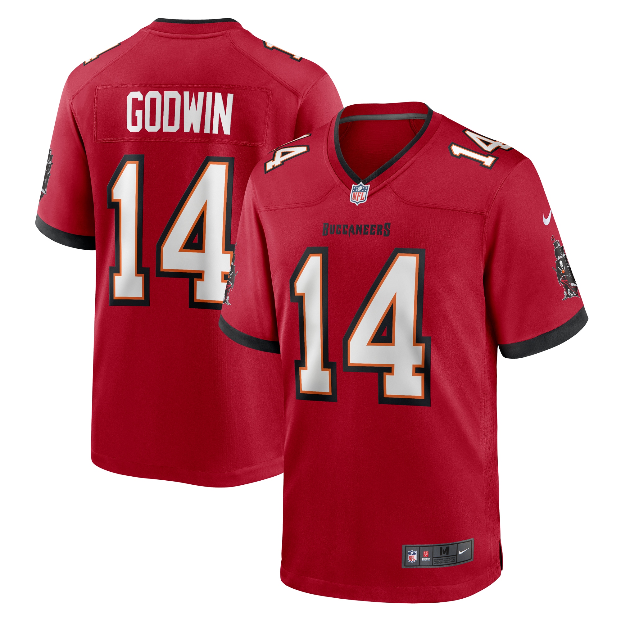 Tampa Bay Buccaneers Chris Godwin Red Game NFL Jersey Men's