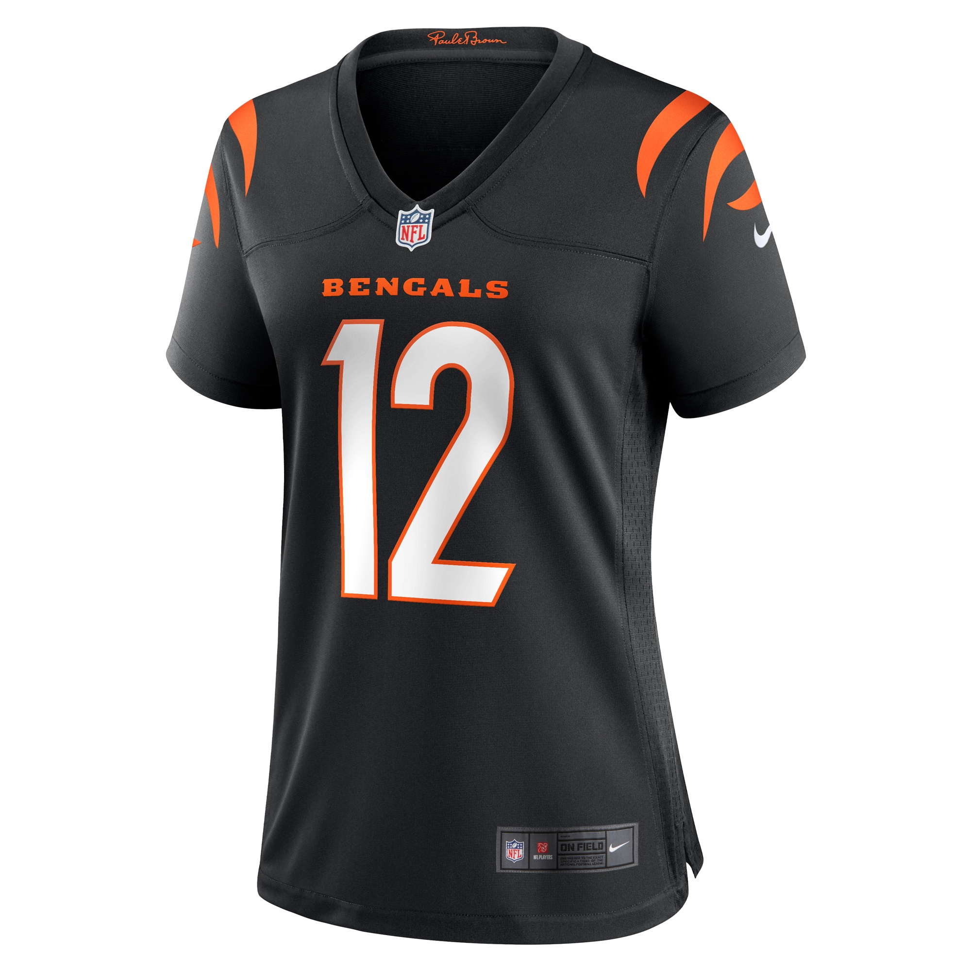 Cincinnati Bengals Shedrick Jackson Black Team Game NFL Jersey Women's
