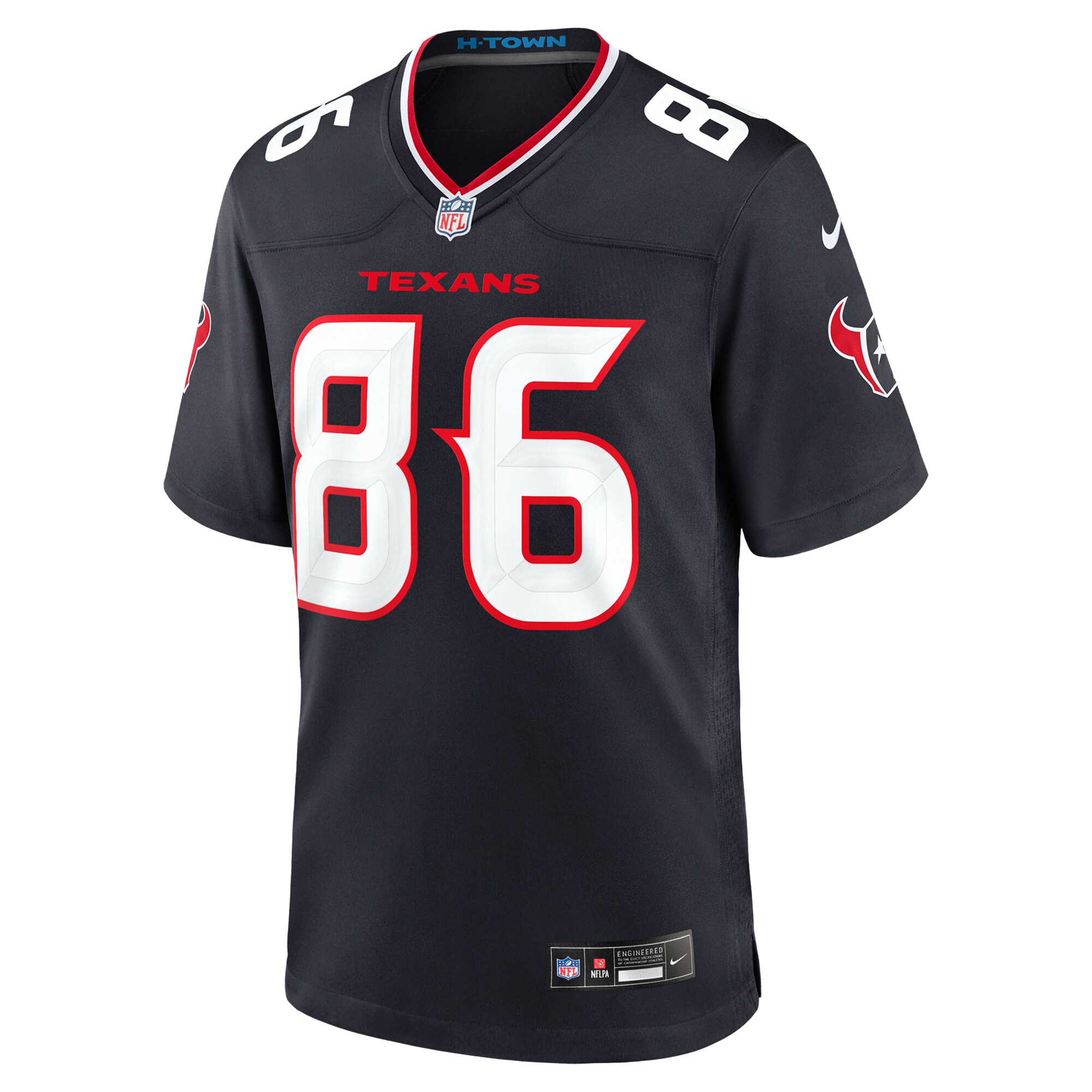 Houston Texans Dalton Schultz Navy Team Game NFL Jersey Men's
