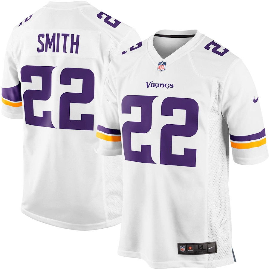 Harrison Smith 22 Minnesota Vikings Game White NFL Jersey Youth