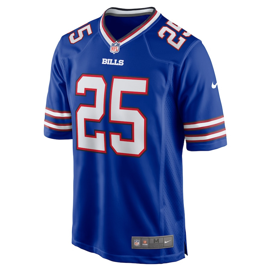 Tyrel Dodson 25 Buffalo Bills Game Royal NFL Jersey Men's