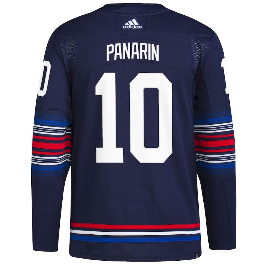 Artemi Panarin 10 New York Rangers Alternate Primegreen Navy NHL Jersey Men's
