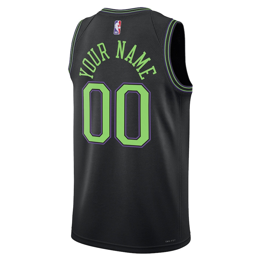 New Orleans Pelicans 2023/24 City Edition Swingman Custom Black NBA Jersey Men's