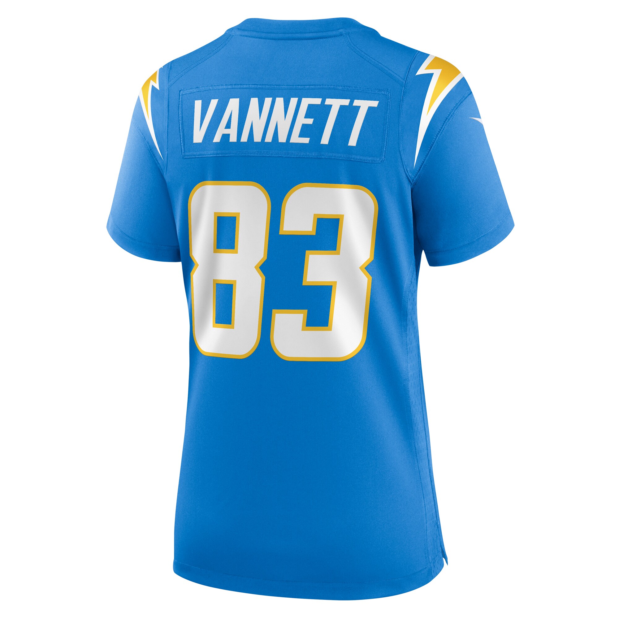 Los Angeles Chargers Nick Vannett Powder Blue Team Game NFL Jersey Women's