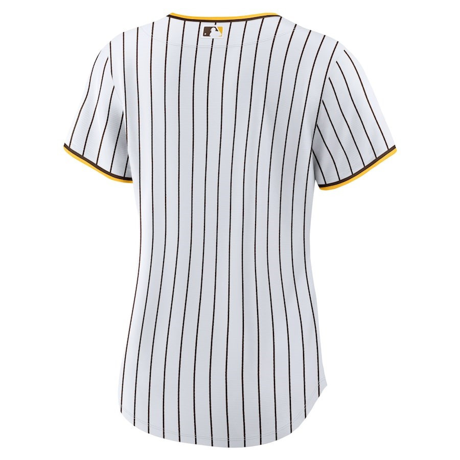 San Diego Padres Home Blank White MLB Jersey Women's