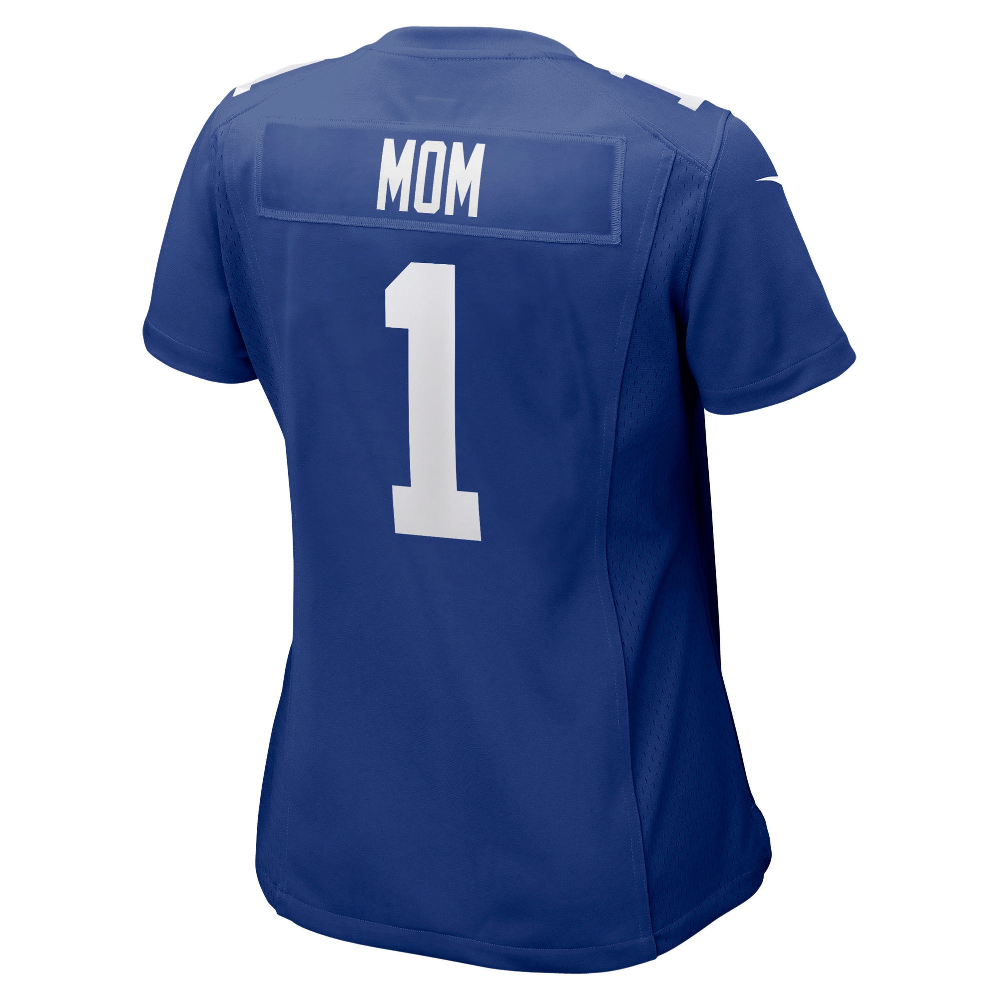 New York Giants Number 1 Mom Royal Game NFL Jersey Women's