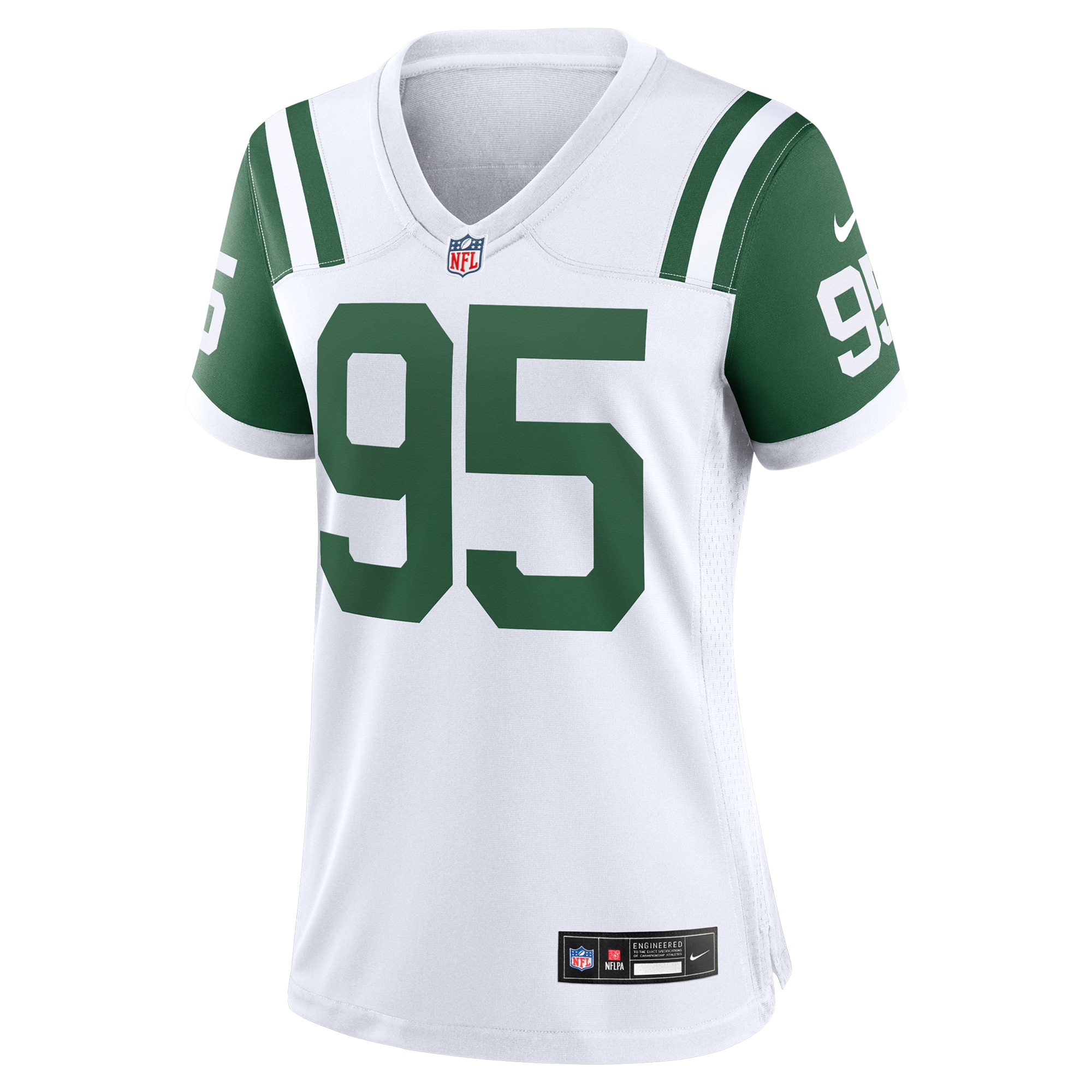 New York Jets Quinnen Williams White Classic Alternate Game NFL Jersey Women's
