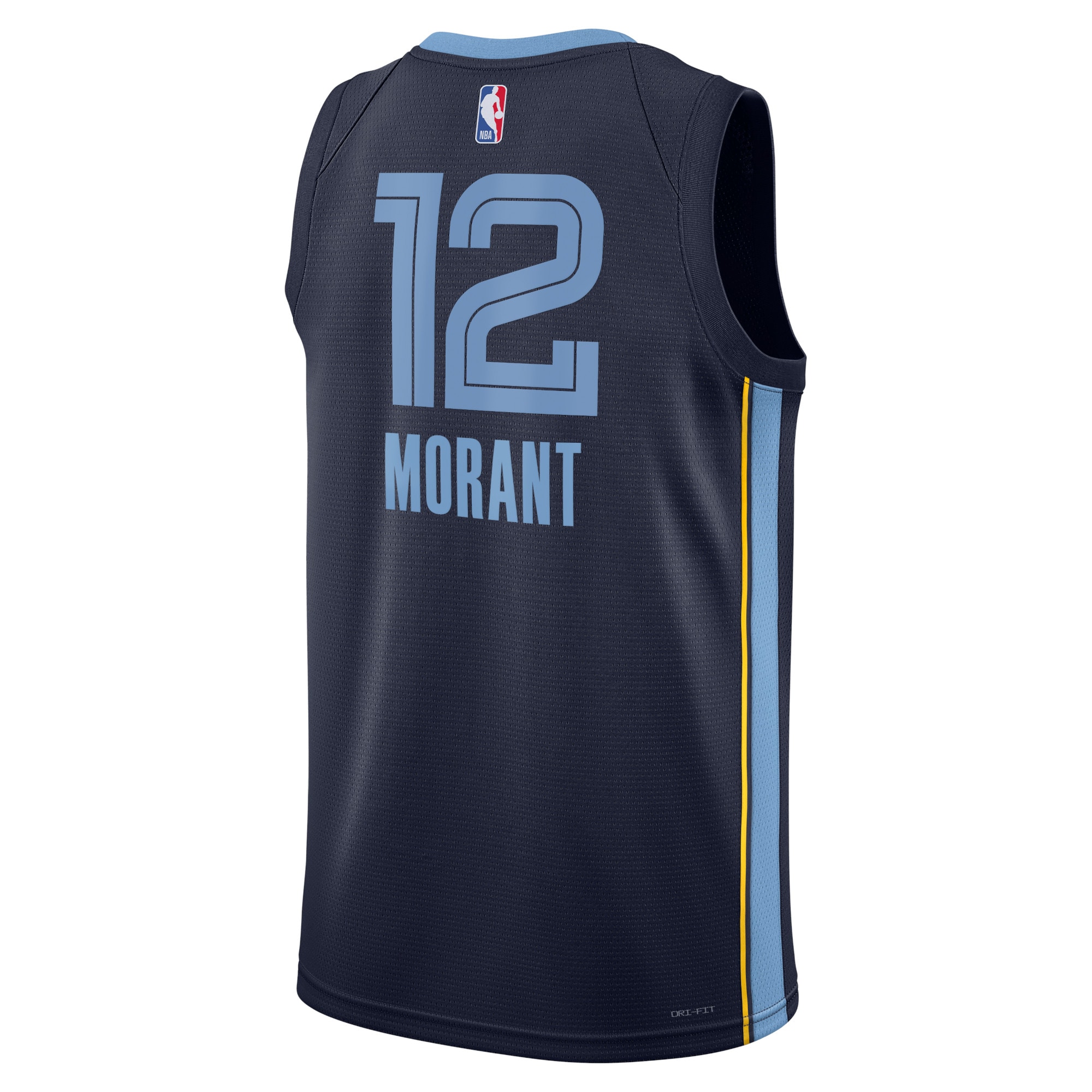 Memphis Grizzlies Icon Edition Swingman Navy Ja Moran Unisex NBA Jersey Unisex