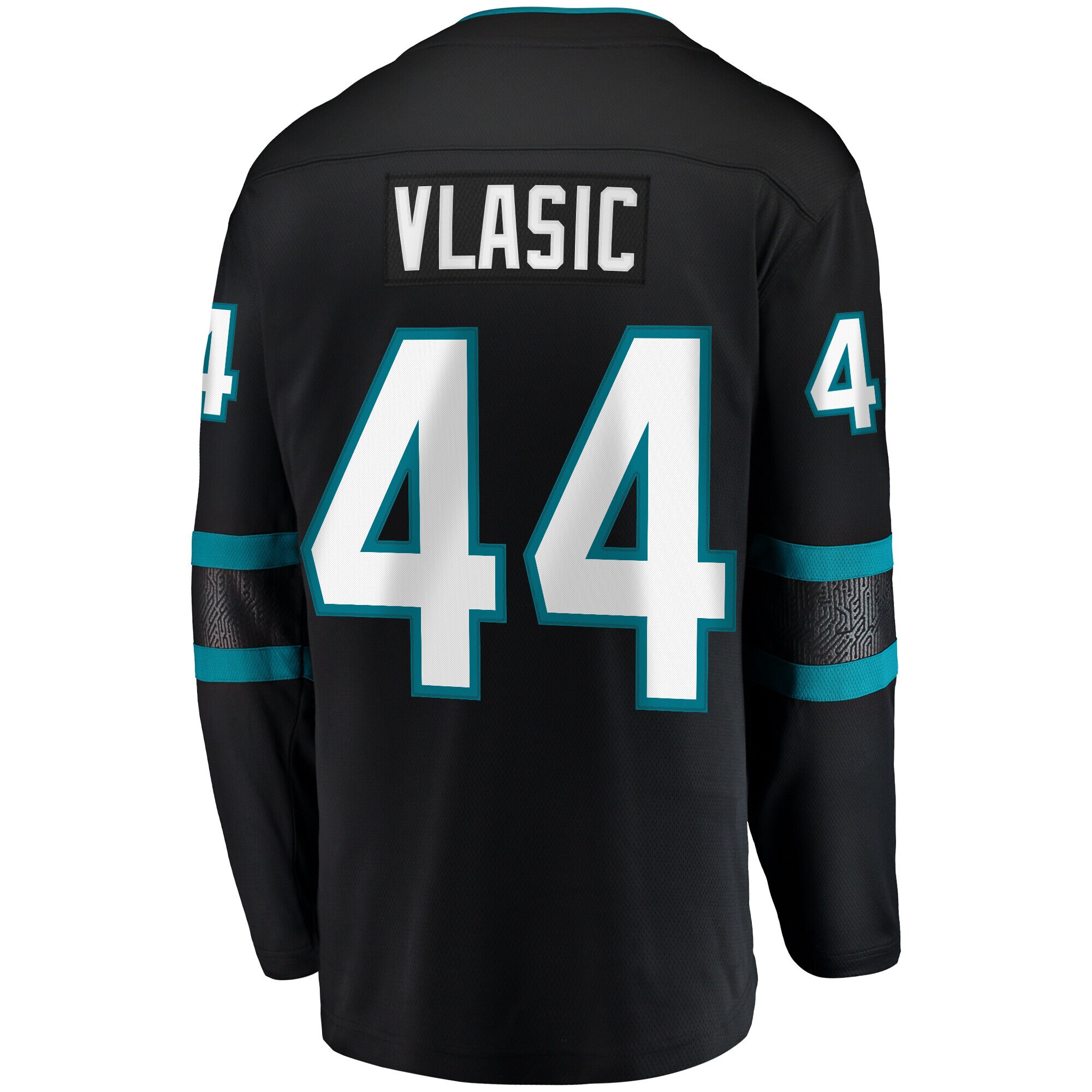 San Jose Sharks Marc-Edouard Vlasic Black Premier Breakaway Player NHL Jersey Men's
