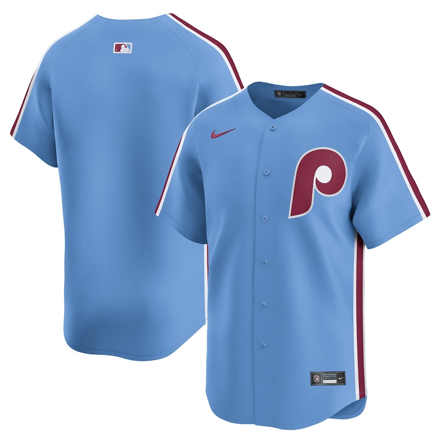 Philadelphia Phillies Alternate Limited Light Blue MLB Jersey Men's