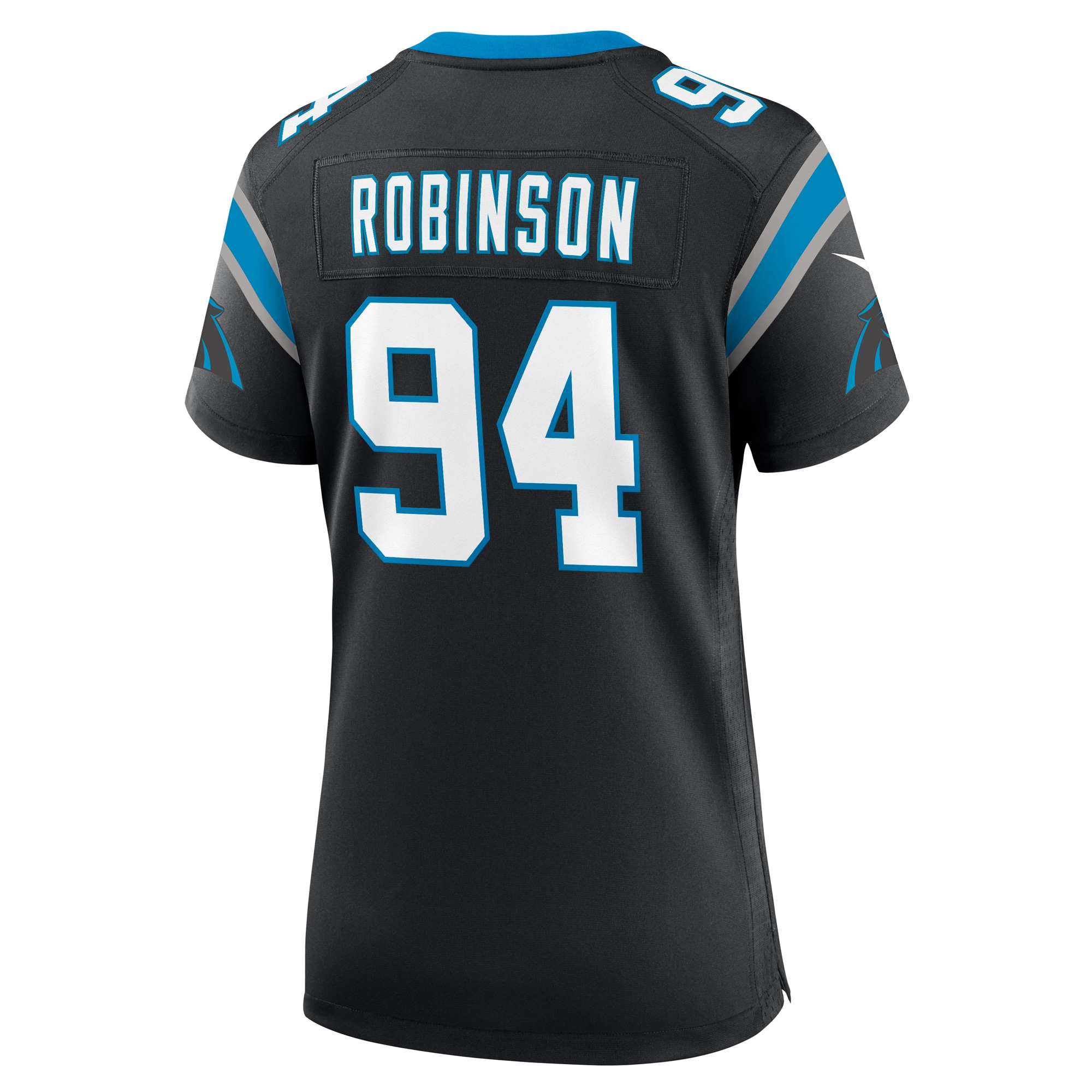 Carolina Panthers A'Shawn Robinson Black Game NFL Jersey Women's