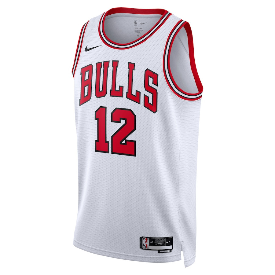 Ayo Dosunmu 12 Chicago Bulls Unisex Swingman Association Editio White NBA Jersey Unisex