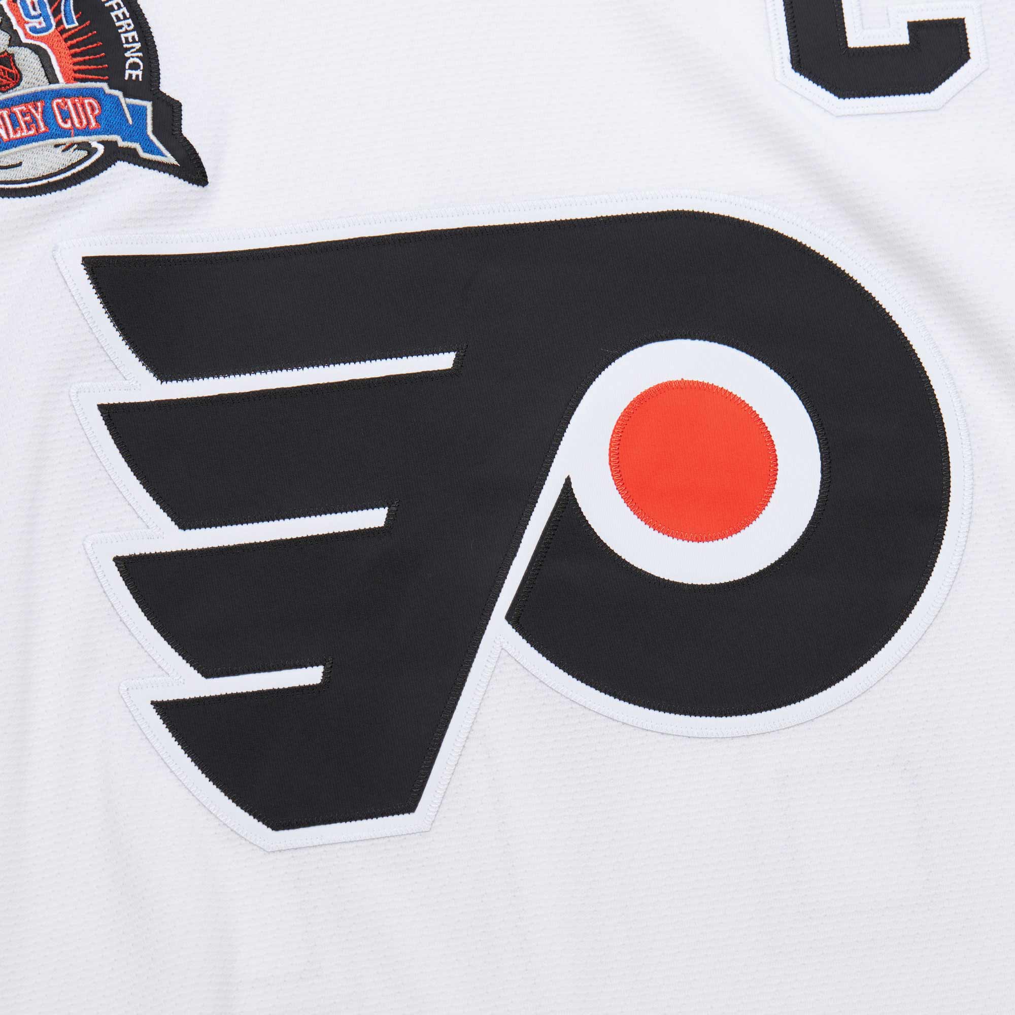 Philadelphia Flyers Eric Lindros White 1996-97 Power Play NHL Jersey Men's