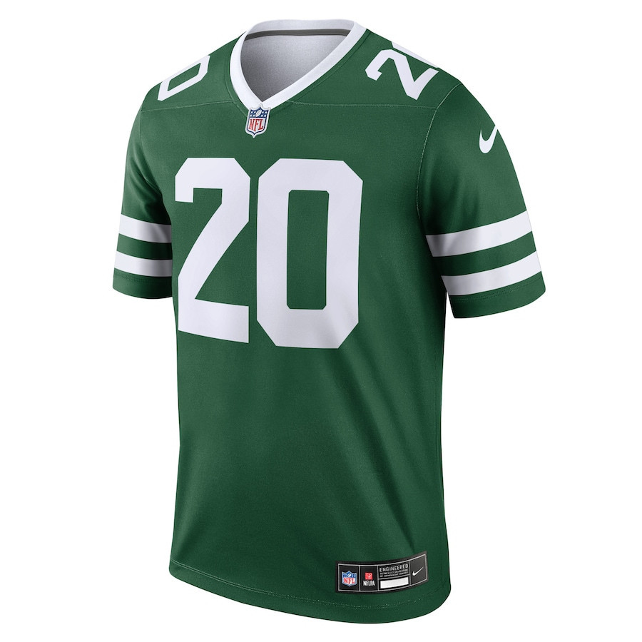 Breece Hall 20 New York Jets Legend Legacy Green NFL Jersey Men's