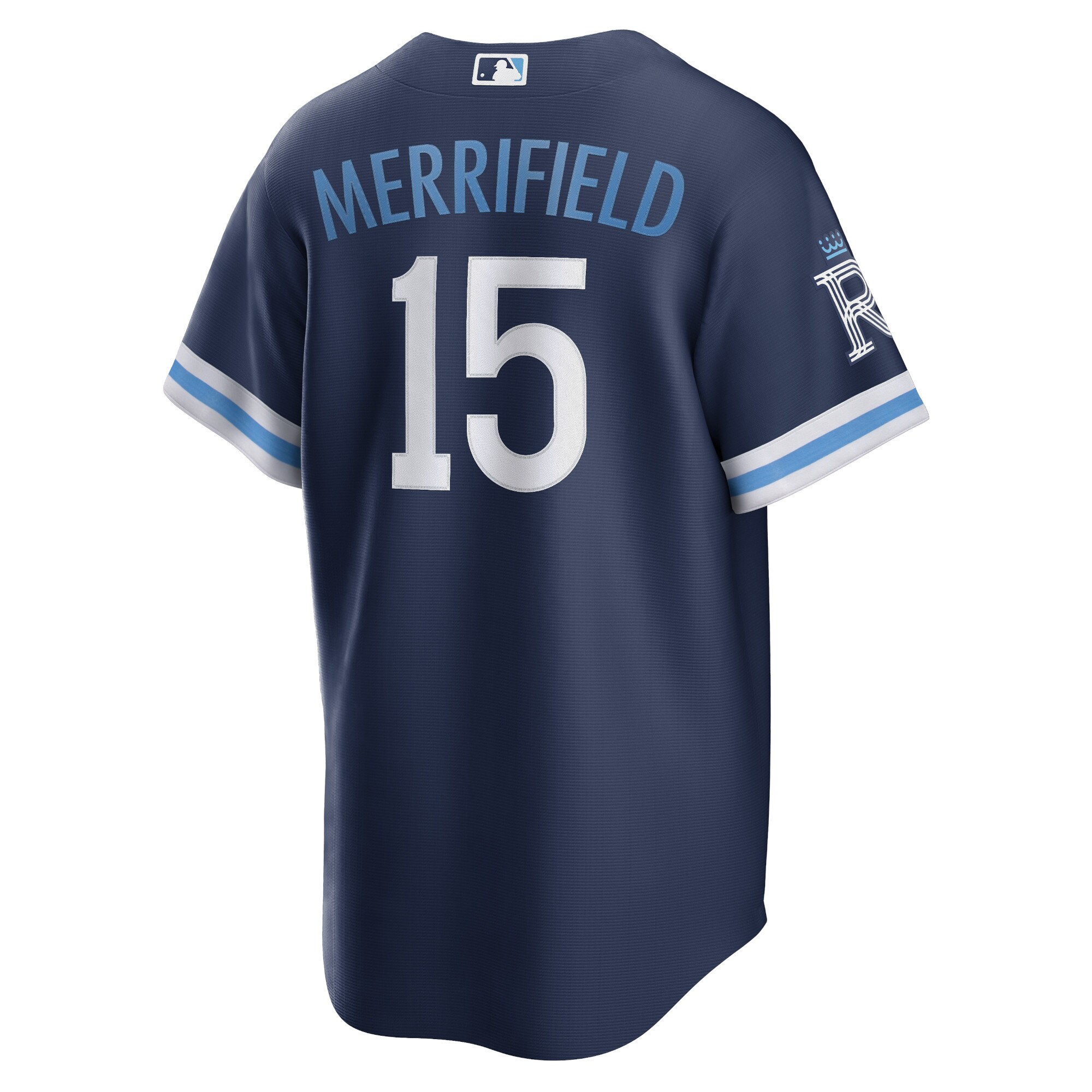 Kansas City Royals Whit Merrifield Navy City Connect Player MLB Jersey Men's