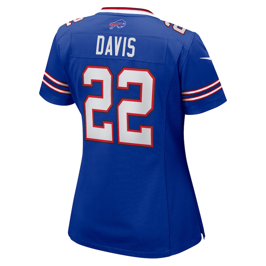 Ray Davis 22 Buffalo Bills Game Royal NFL Jersey Women's