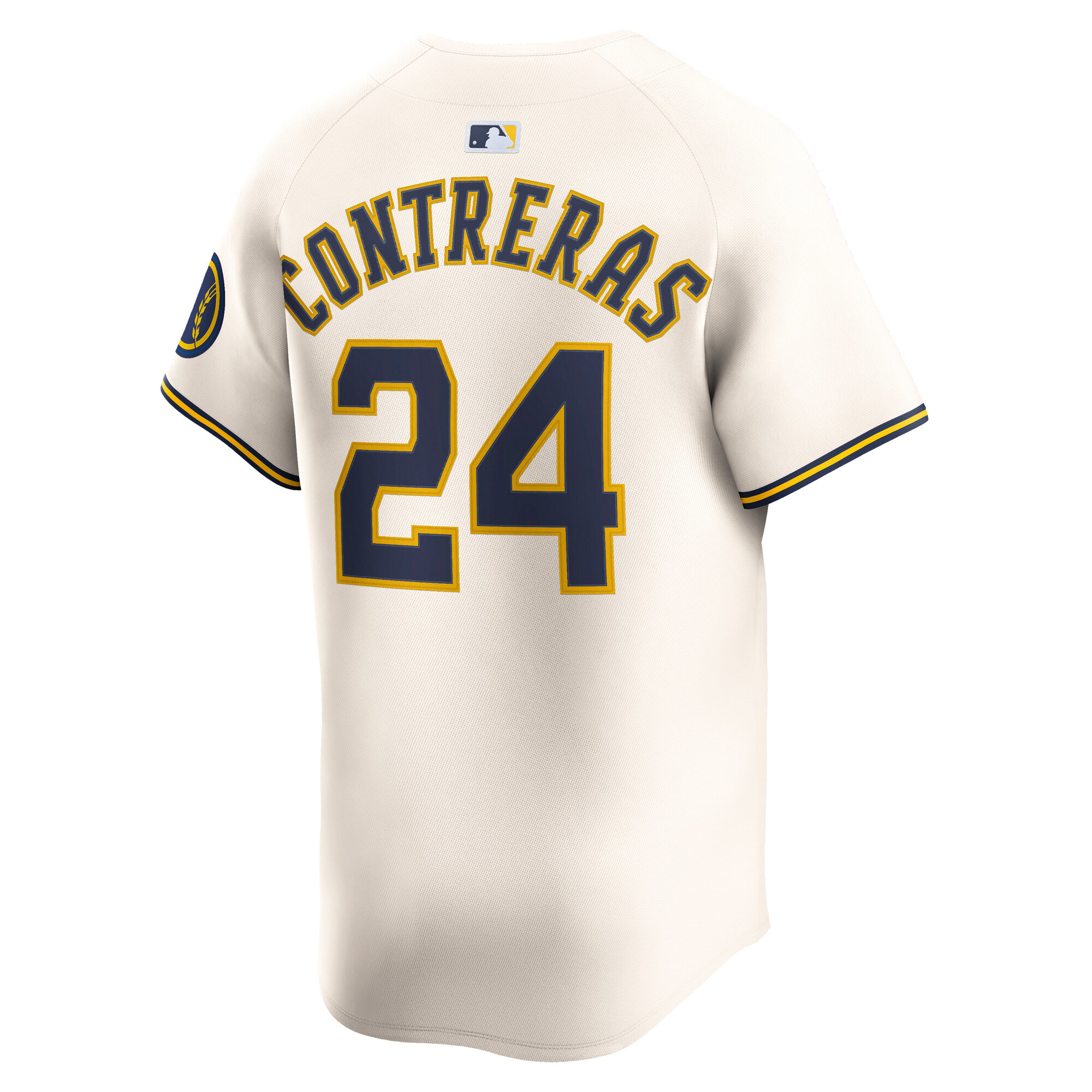 Milwaukee Brewers William Contreras Cream Alternate Limited Player MLB Jersey Men's
