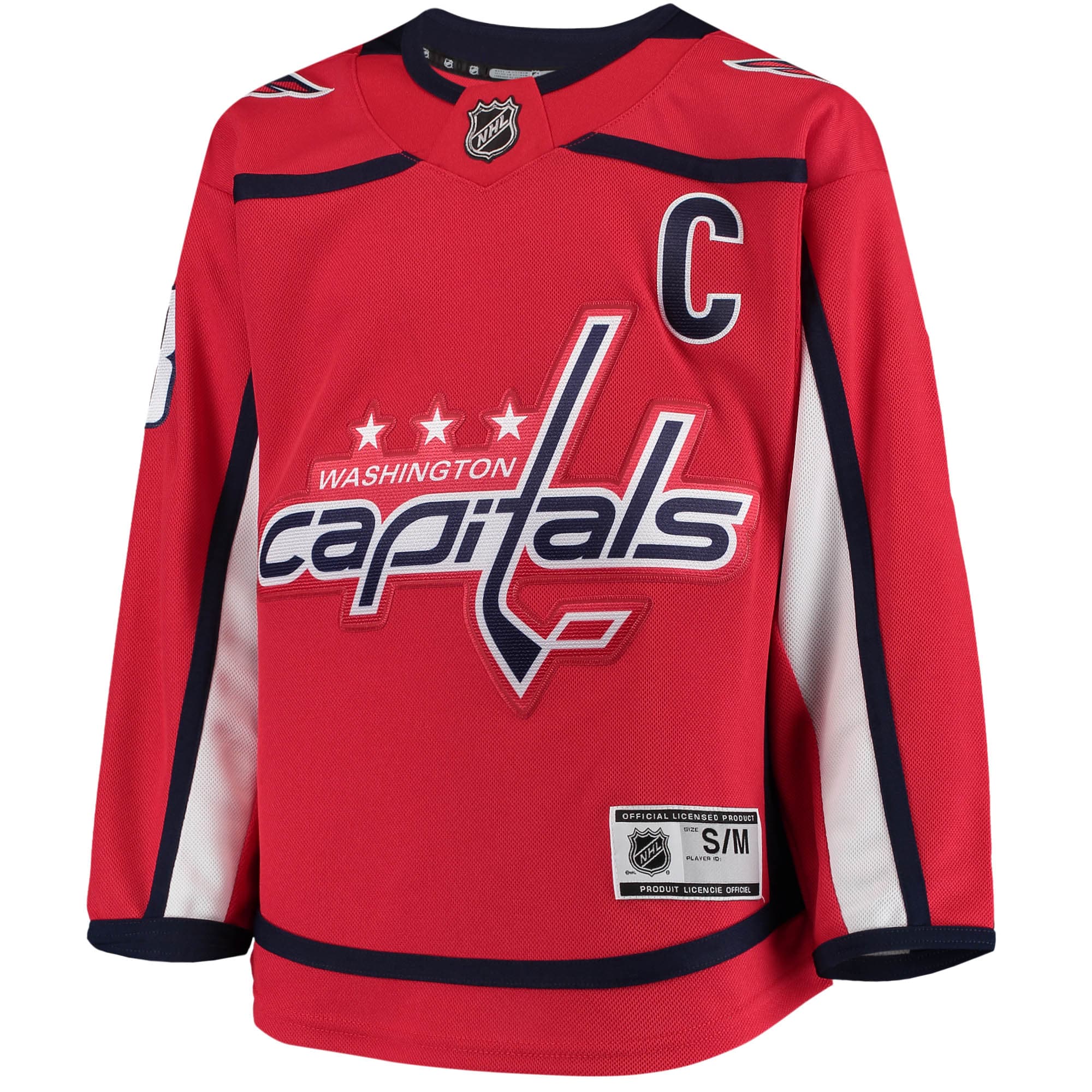 Washington Capitals Alexander Ovechkin Red Home Premier Player NHL Jersey Youth
