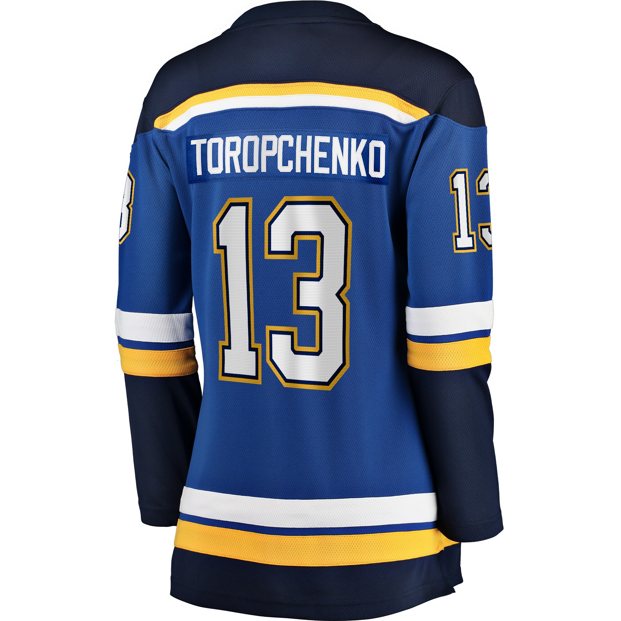St. Louis Blues Alexey Toropchenko Blue Home Breakaway Player NHL Jersey Women's