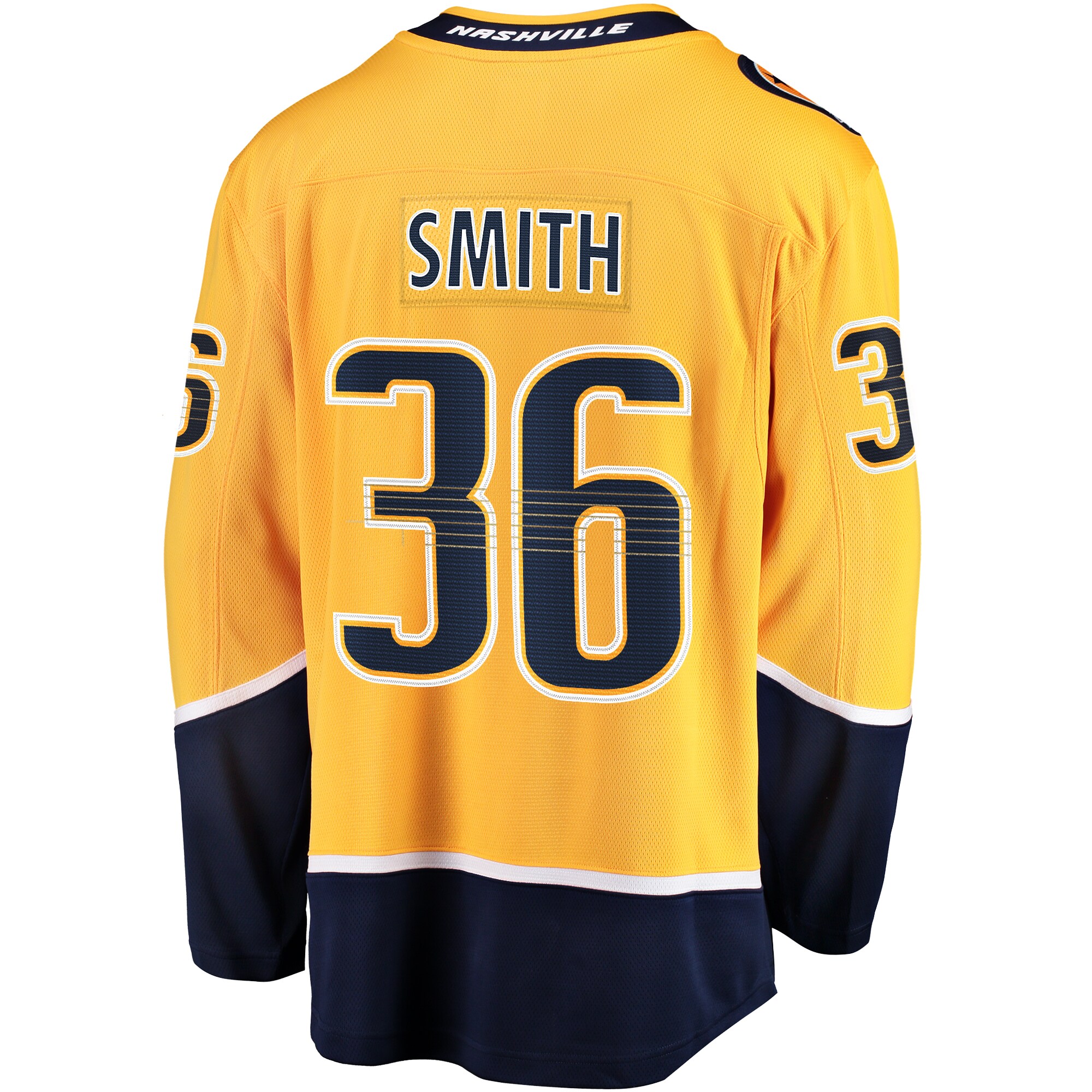 Nashville Predators Cole Smith Gold Premier Breakaway Player NHL Jersey Men's