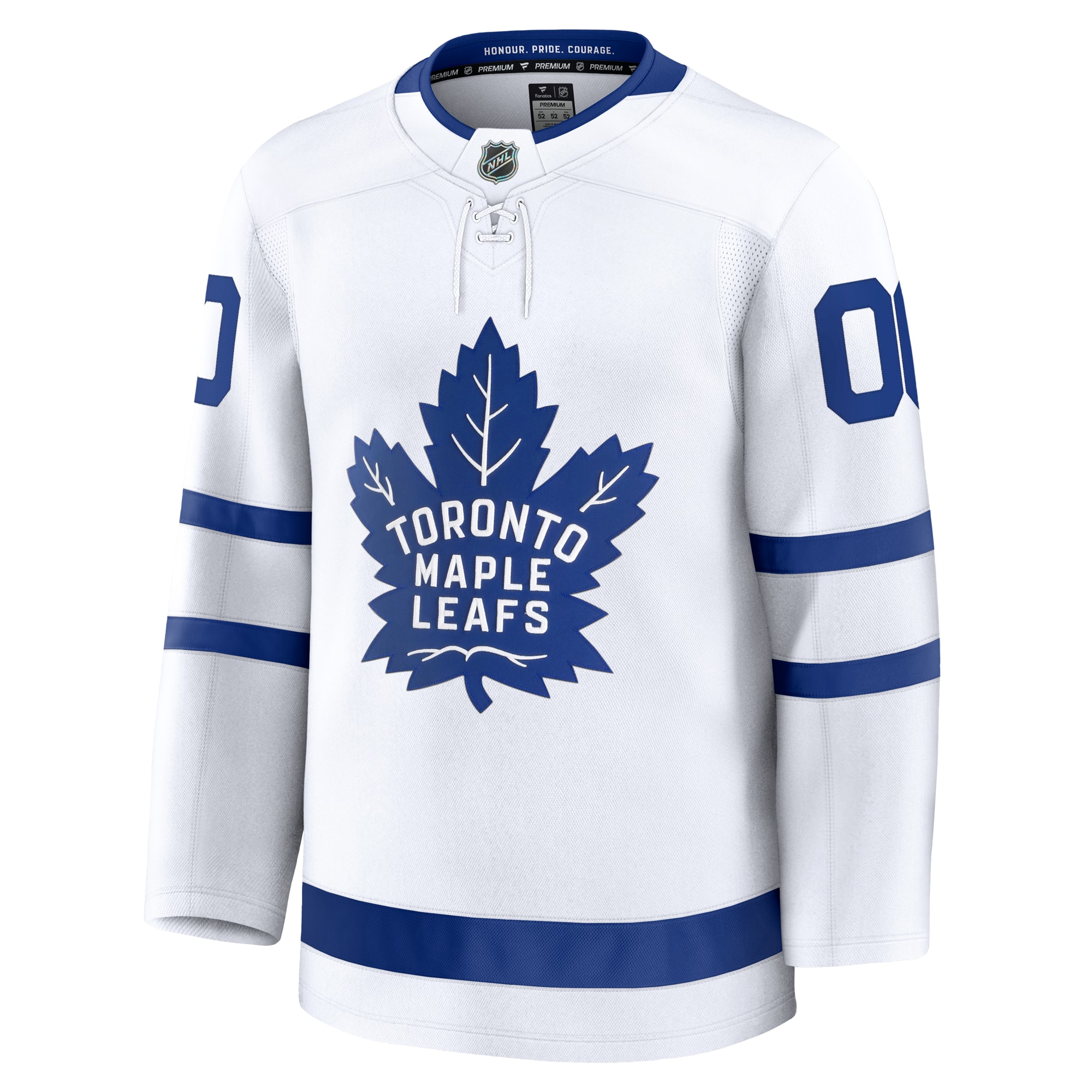 Toronto Maple Leafs White Away Premium Custom NHL Jersey Men's