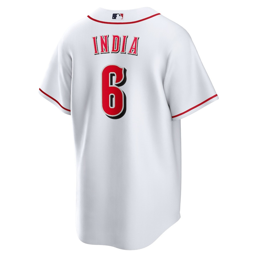 Jonathan India 6 Cincinnati Reds White MLB Jersey Men's