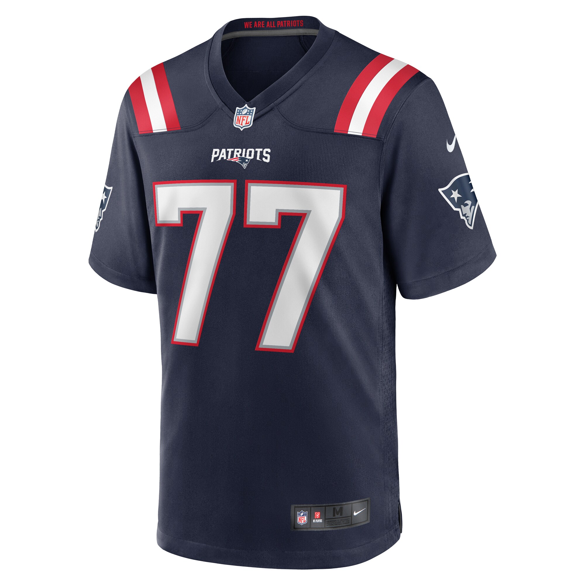 New England Patriots Chukwuma Okorafor Navy Game NFL Jersey Men's