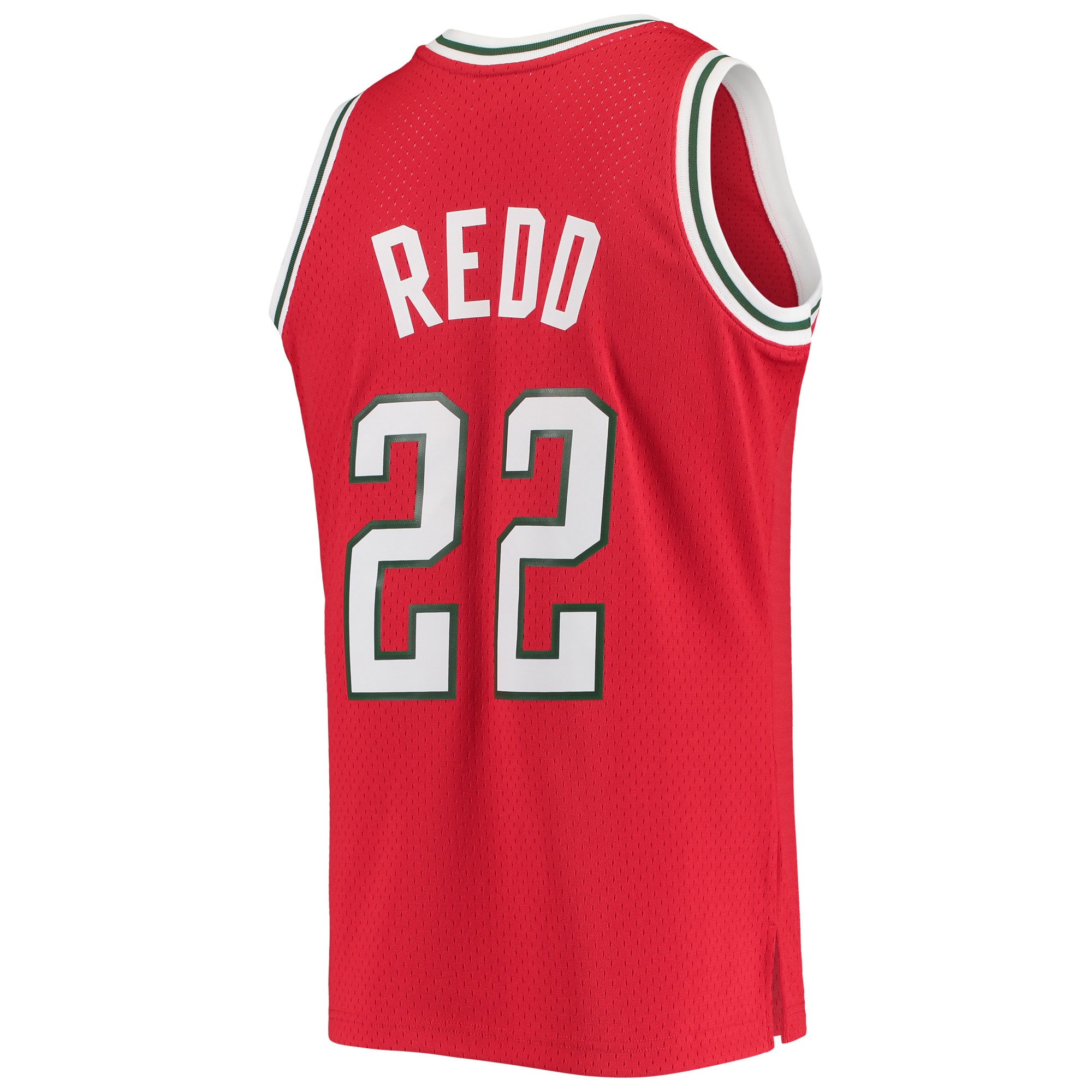 Mitchell Ness Michael Redd Red Milwaukee Bucks 2008-09 Hardwood Classics Swingman NBA Jersey Men's
