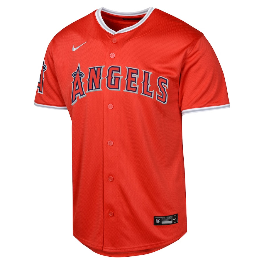 Los Angeles Angels Alternate Limited Red MLB Jersey Youth