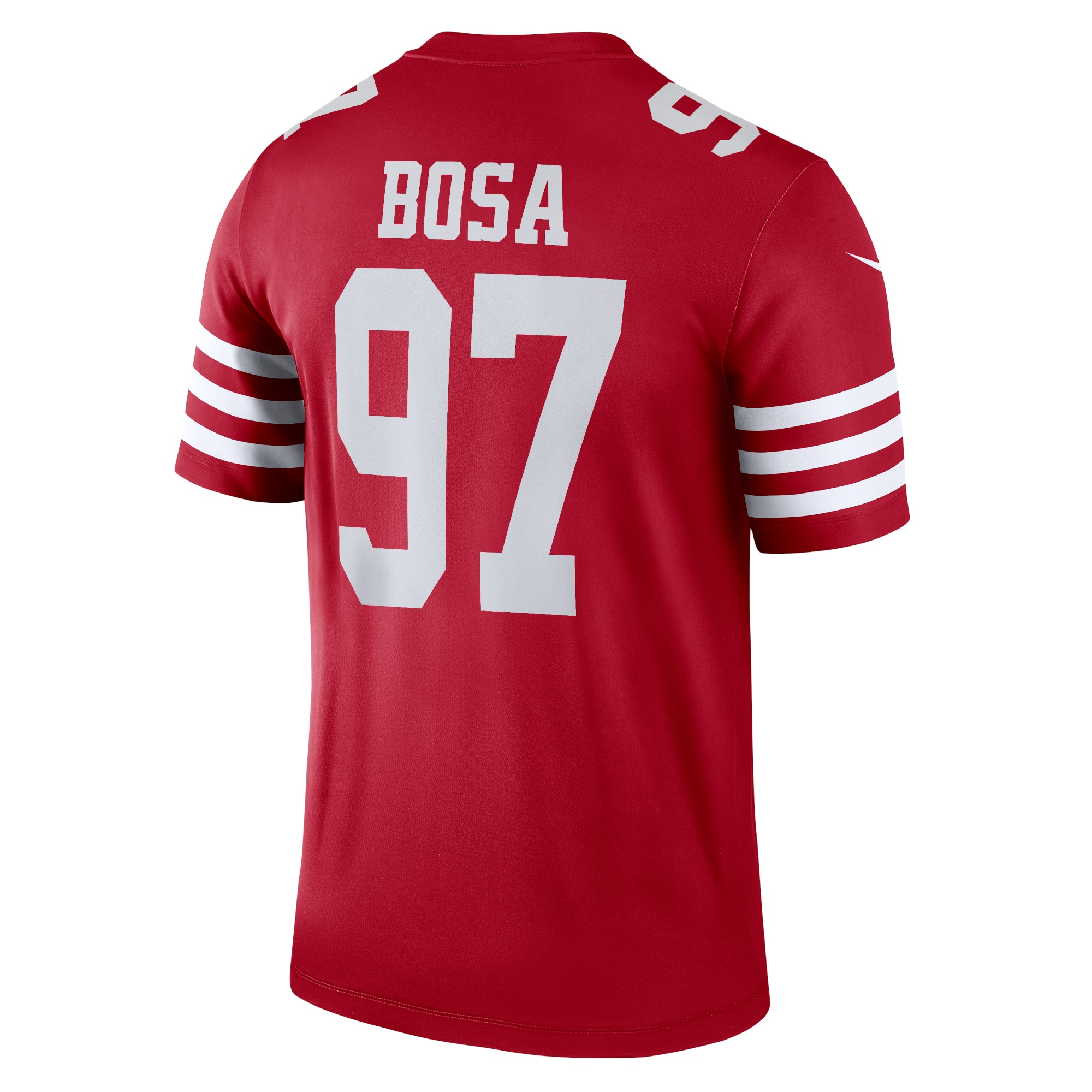San Francisco 49ers Nick Bosa Scarlet Team Legend Player Performance Top NFL Jersey Men's