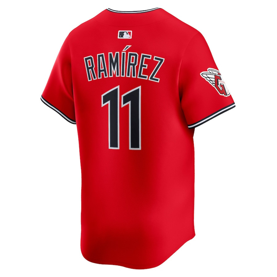 Jose Ramirez 11 Cleveland Guardians Alternate Limited Red MLB Jersey Men's