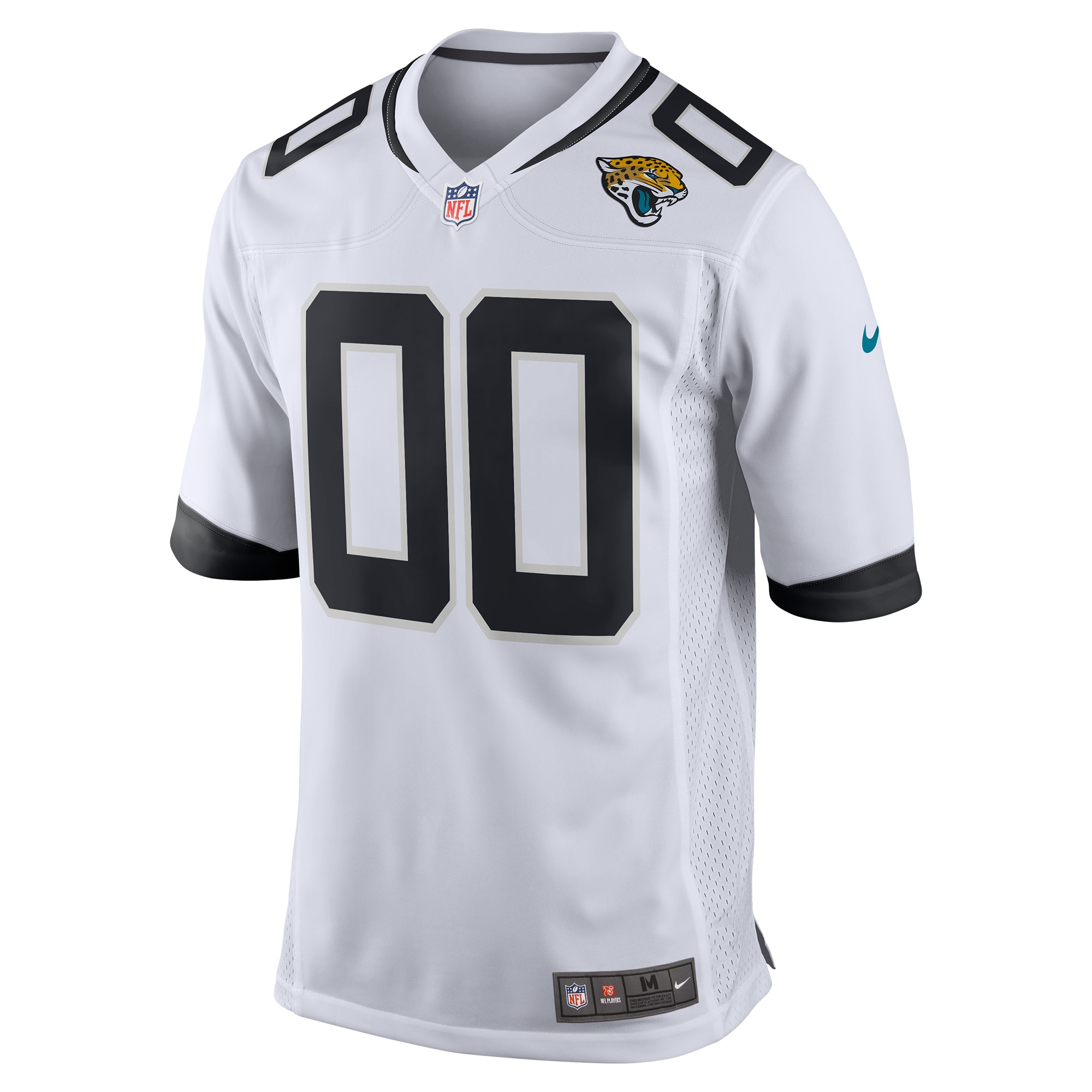 Jacksonville Jaguars White Custom Game NFL Jersey Men's