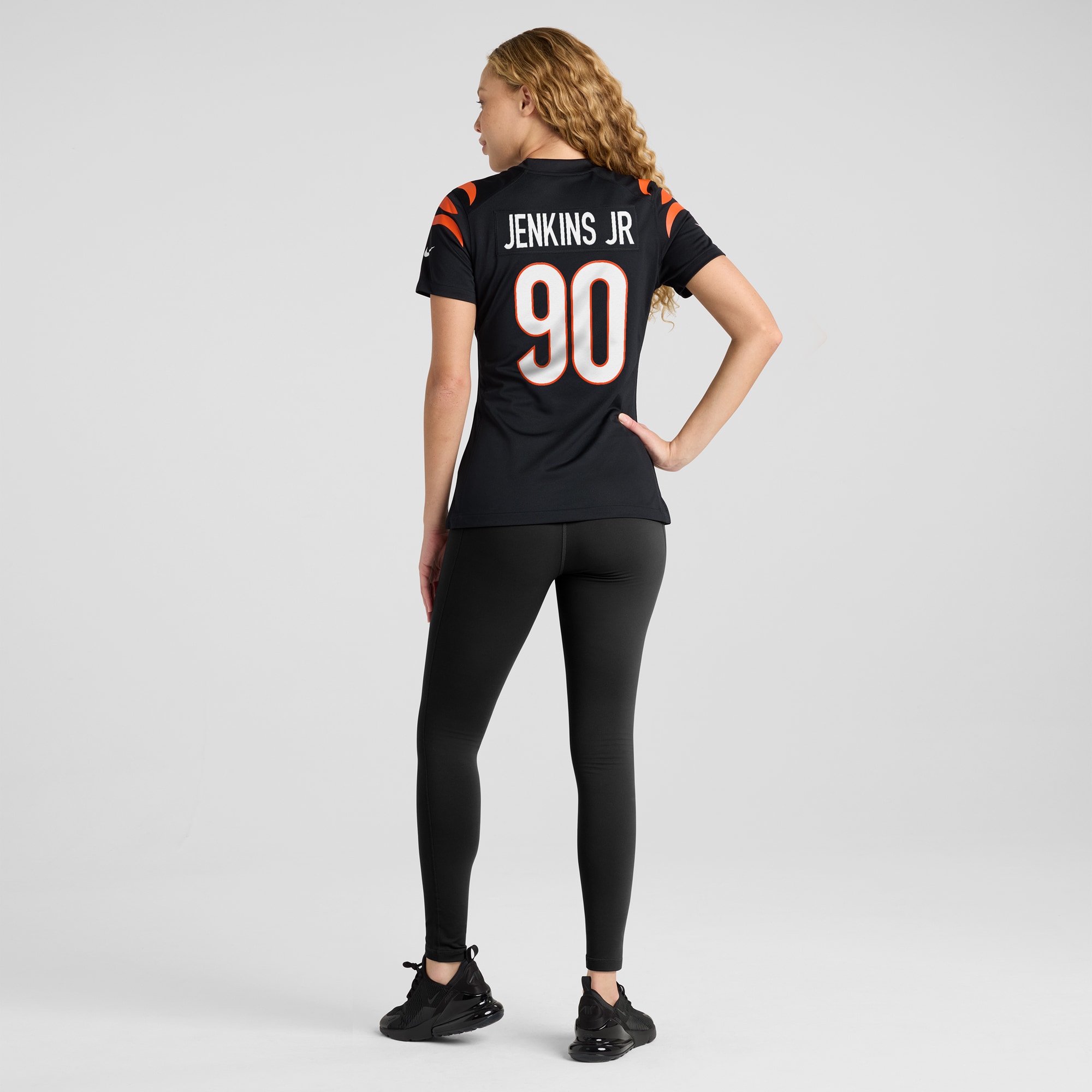 Cincinnati Bengals Kris Jenkins Jr. Black Game NFL Jersey Women's