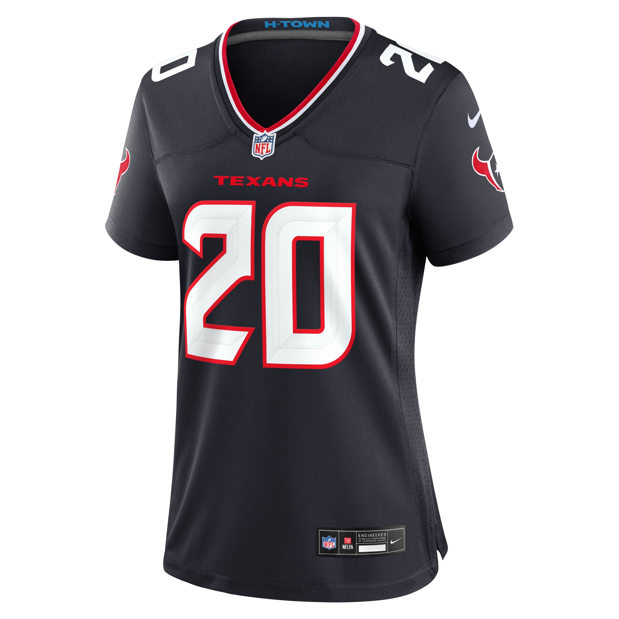 Houston Texans C.J. Henderson Navy Team Game NFL Jersey Women's