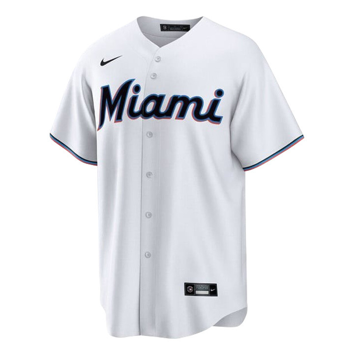 Lionel Messi Miami Marlins Stitched White MLB Jersey Men's