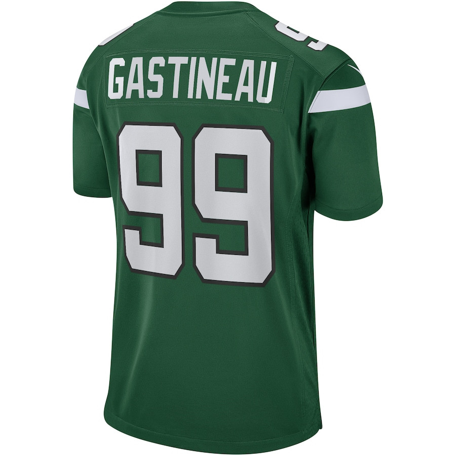 Mark Gastineau 99 New York Jets Game Retired Gotham Green NFL Jersey Men's