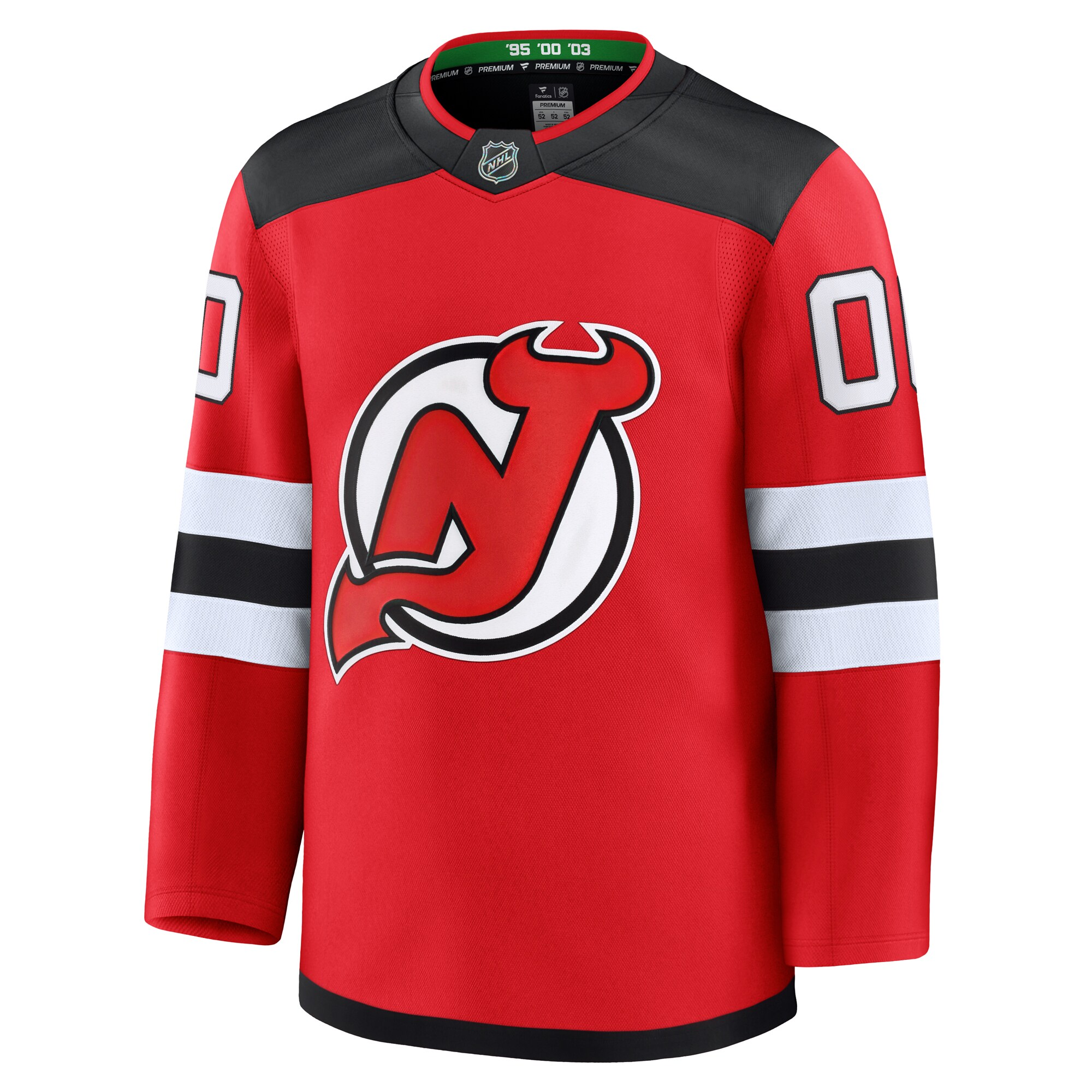 New Jersey Devils Red Home Premium Custom NHL Jersey Men's