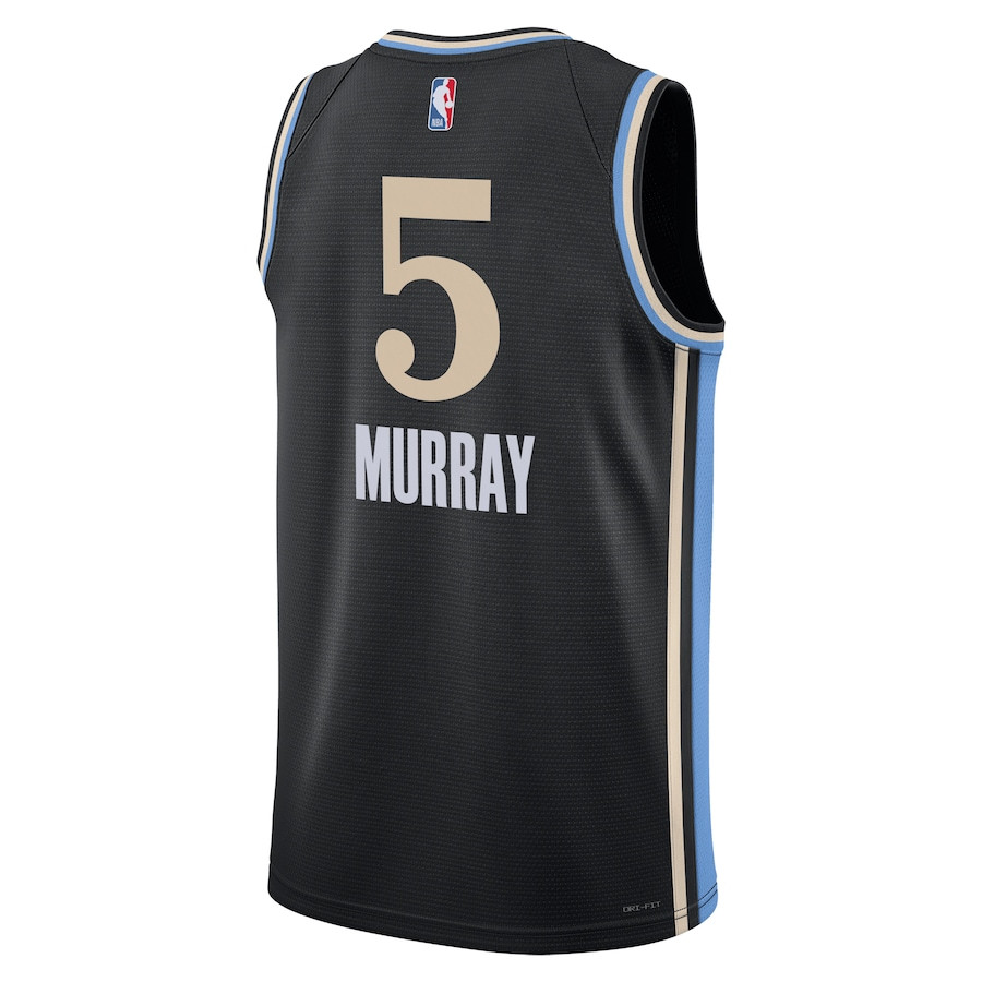 Dejounte Murray 5 Atlanta Hawks 2023/24 City Edition Swingman Black NBA Jersey Men's