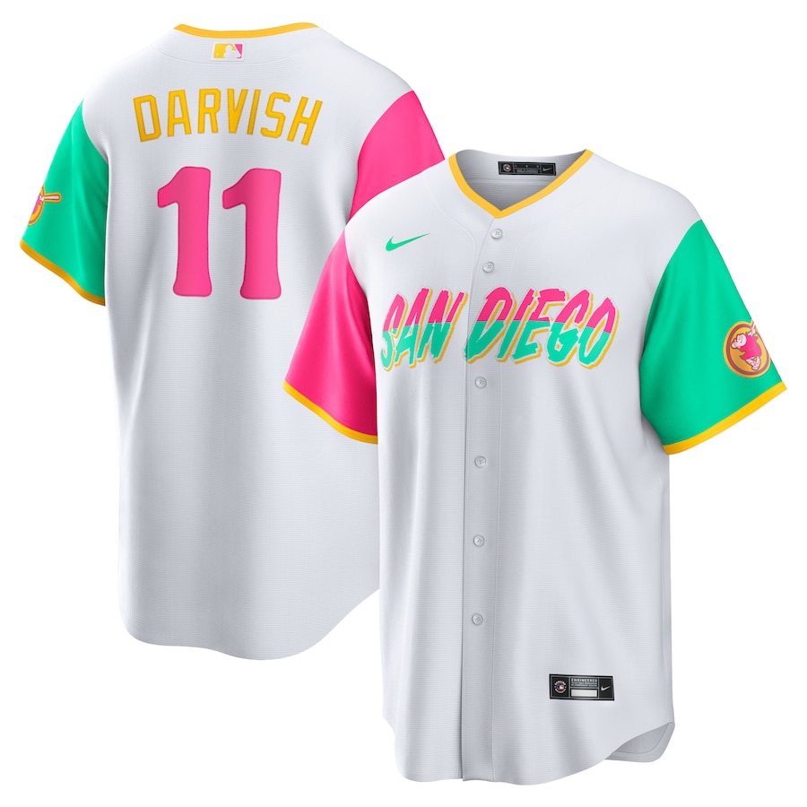 Yu Darvish San Diego Padres City Connect Player Jersey White