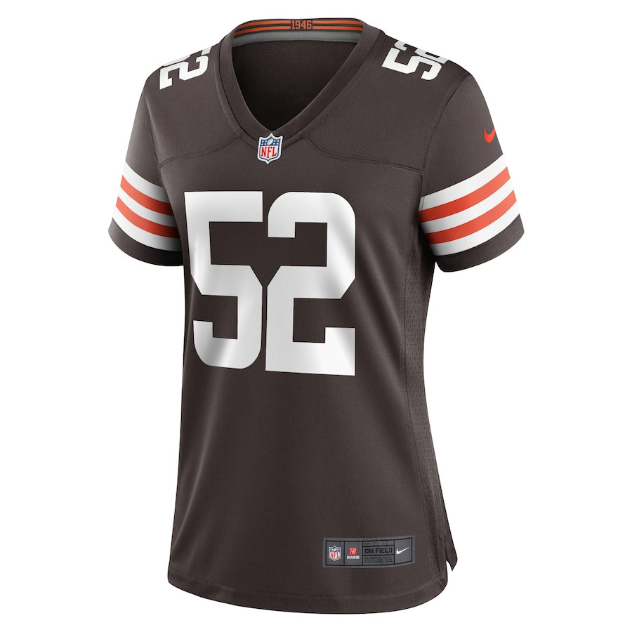 Dawson Deaton 52 Cleveland Browns Game Brown NFL Jersey Women's