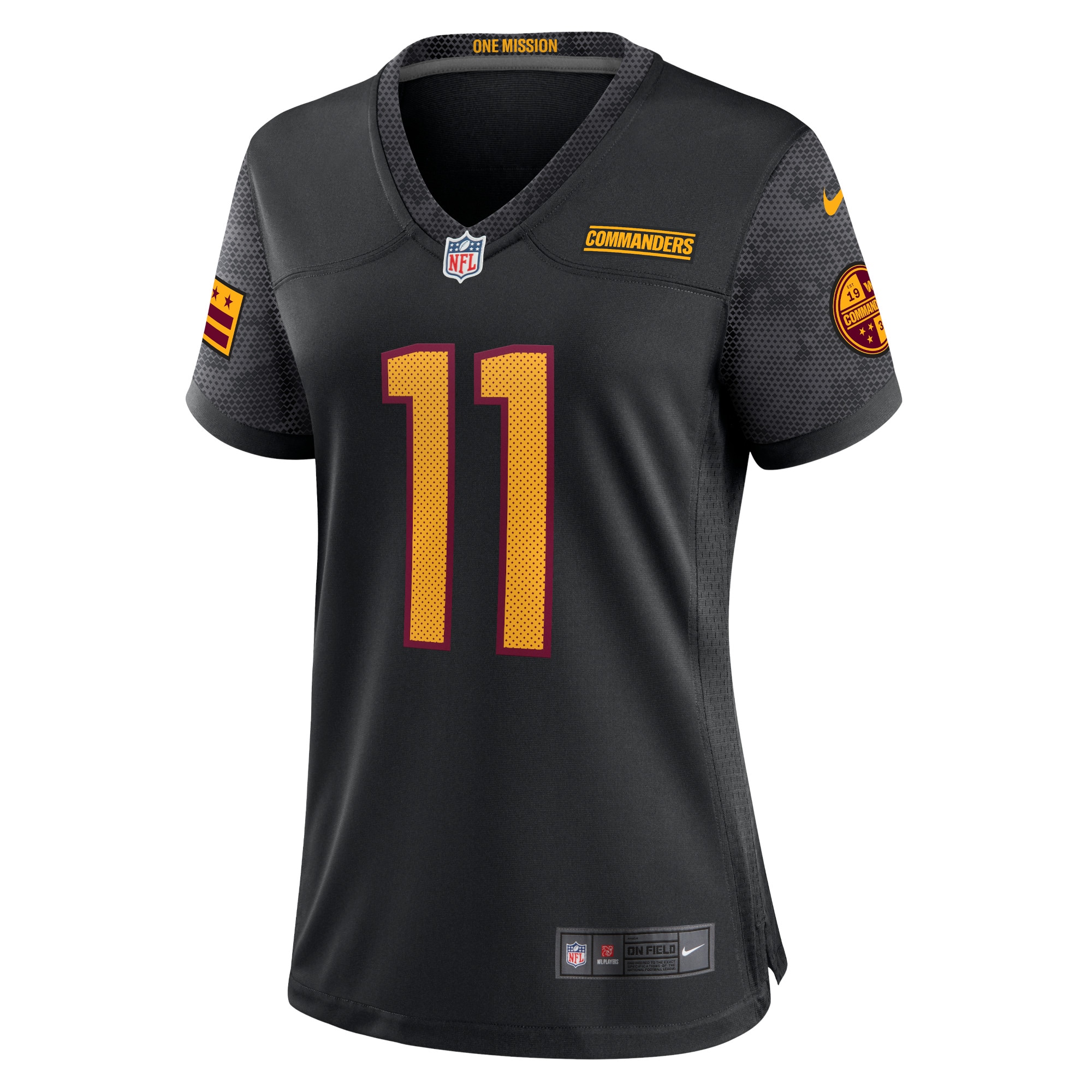 Washington Commanders Black Alternate Game Player NFL Jersey Women's