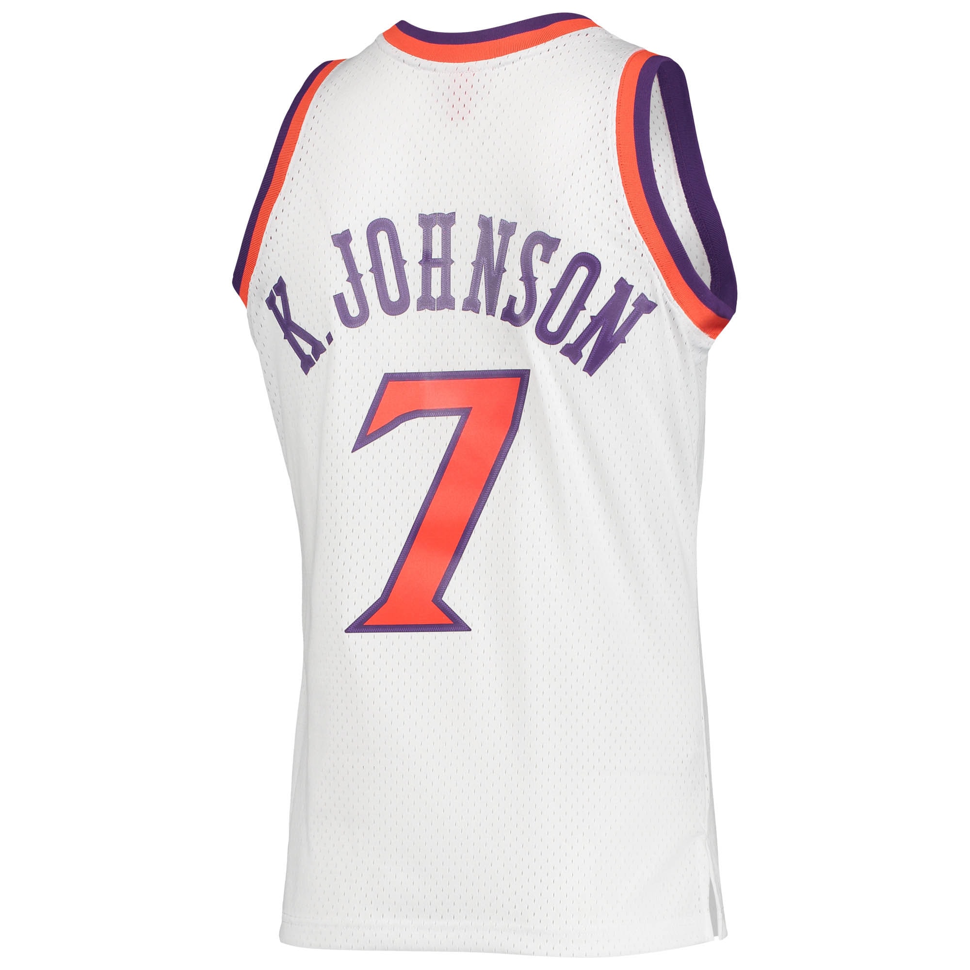 Mitchell Ness Kevin Johnso White Phoenix Suns 1989-90 Hardwood Classics Swingman NBA Jersey Men's