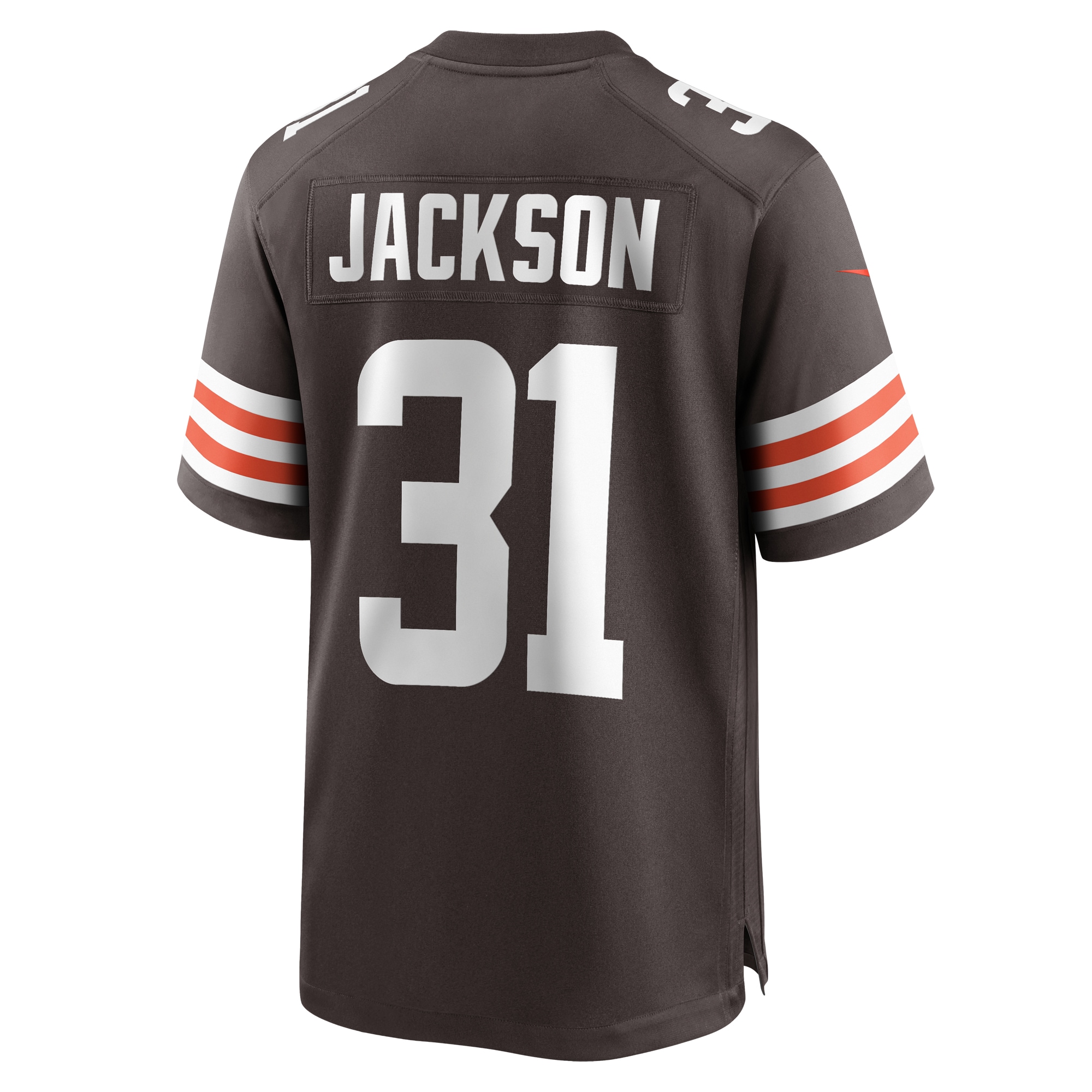Cleveland Browns Deon Jackson Brown Game NFL Jersey Men's