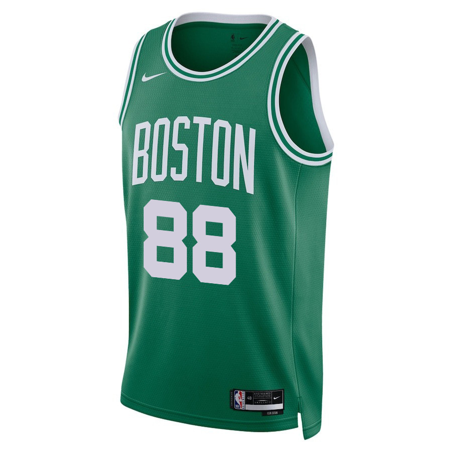 Neemias Queta 88 Boston Celtics 2024 FINALS PATCH Icon Edition Kelly Green NBA Jersey Men's