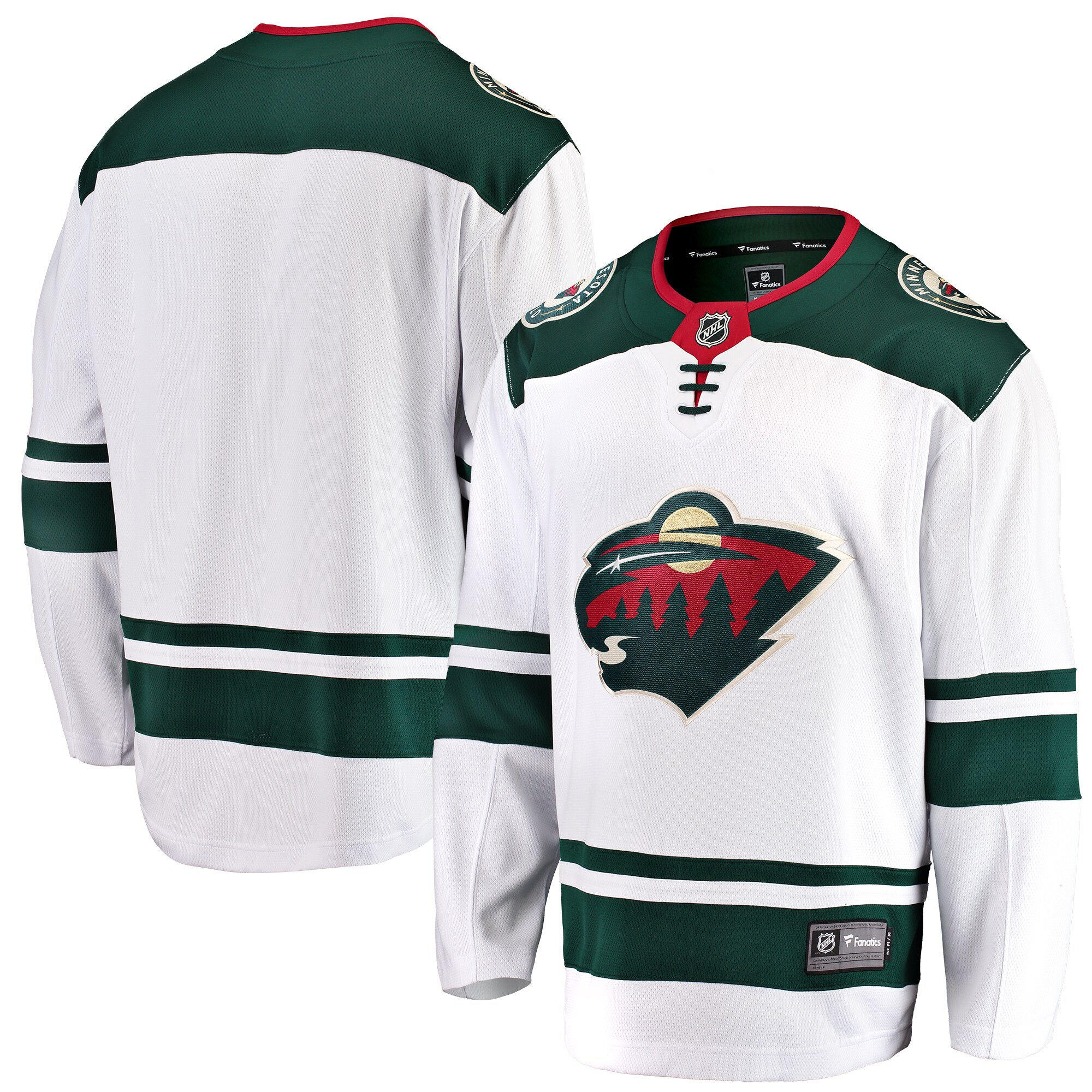 Minnesota Wild White Away Breakaway NHL Jersey Youth