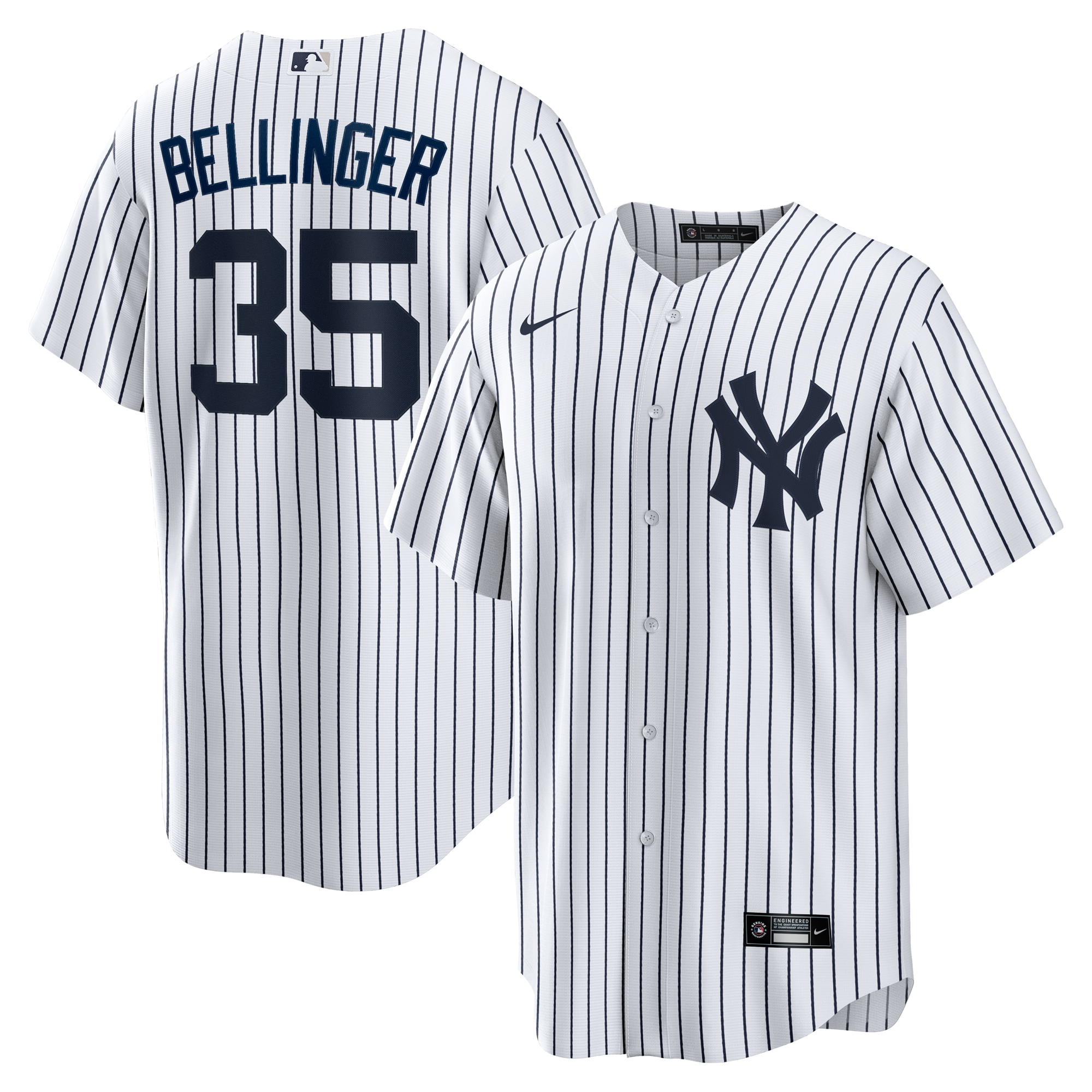 New York Yankees Cody Bellinger White Home Player MLB Jersey Men's