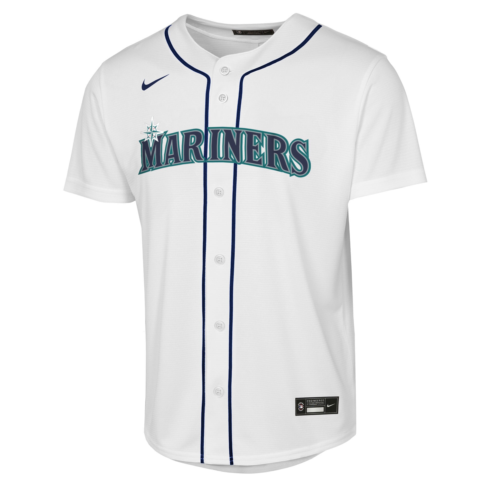 Seattle Mariners Julio Rodriguez White Home Player MLB Jersey Youth